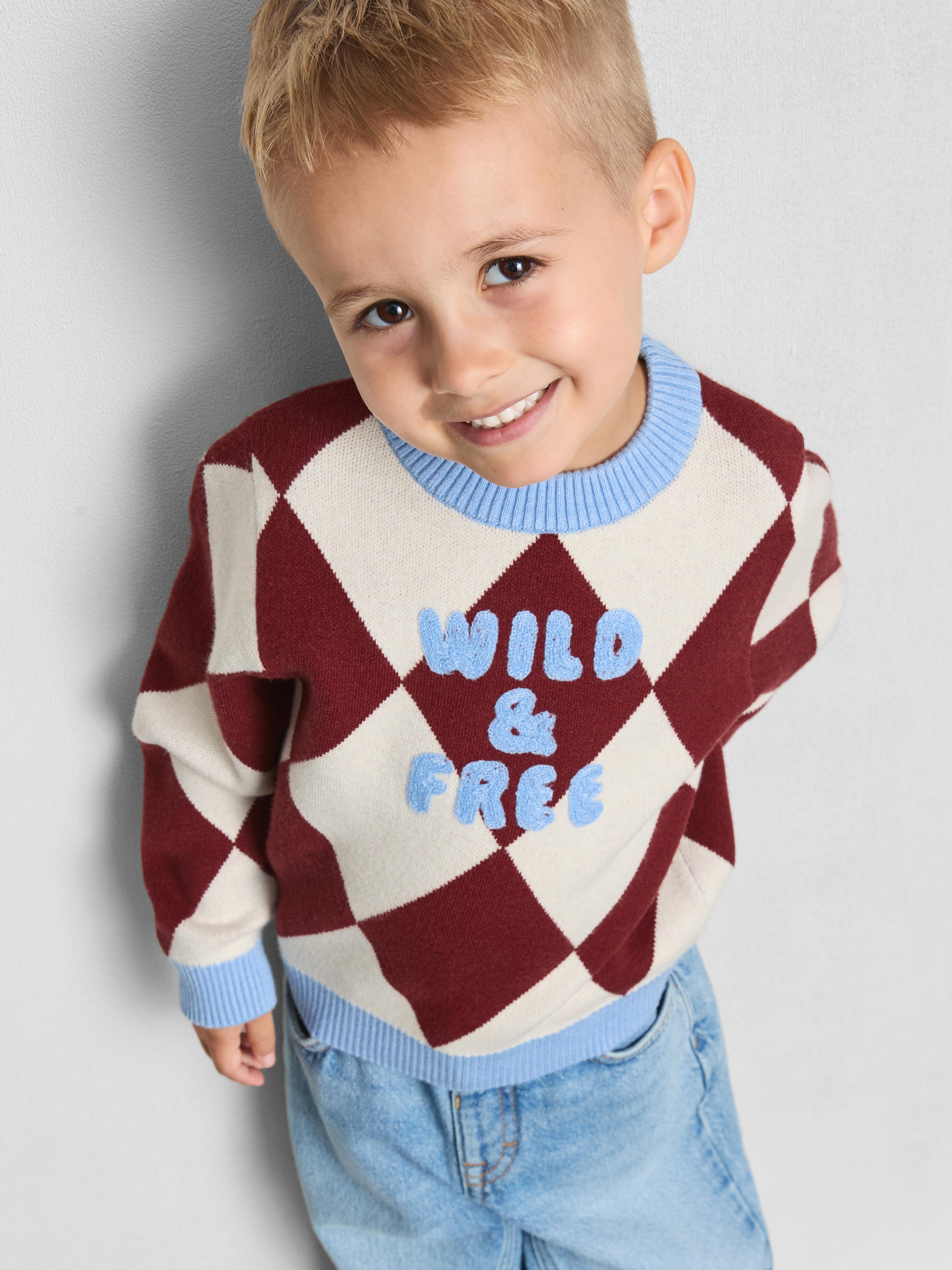1-9yrs | Argyle Sweater