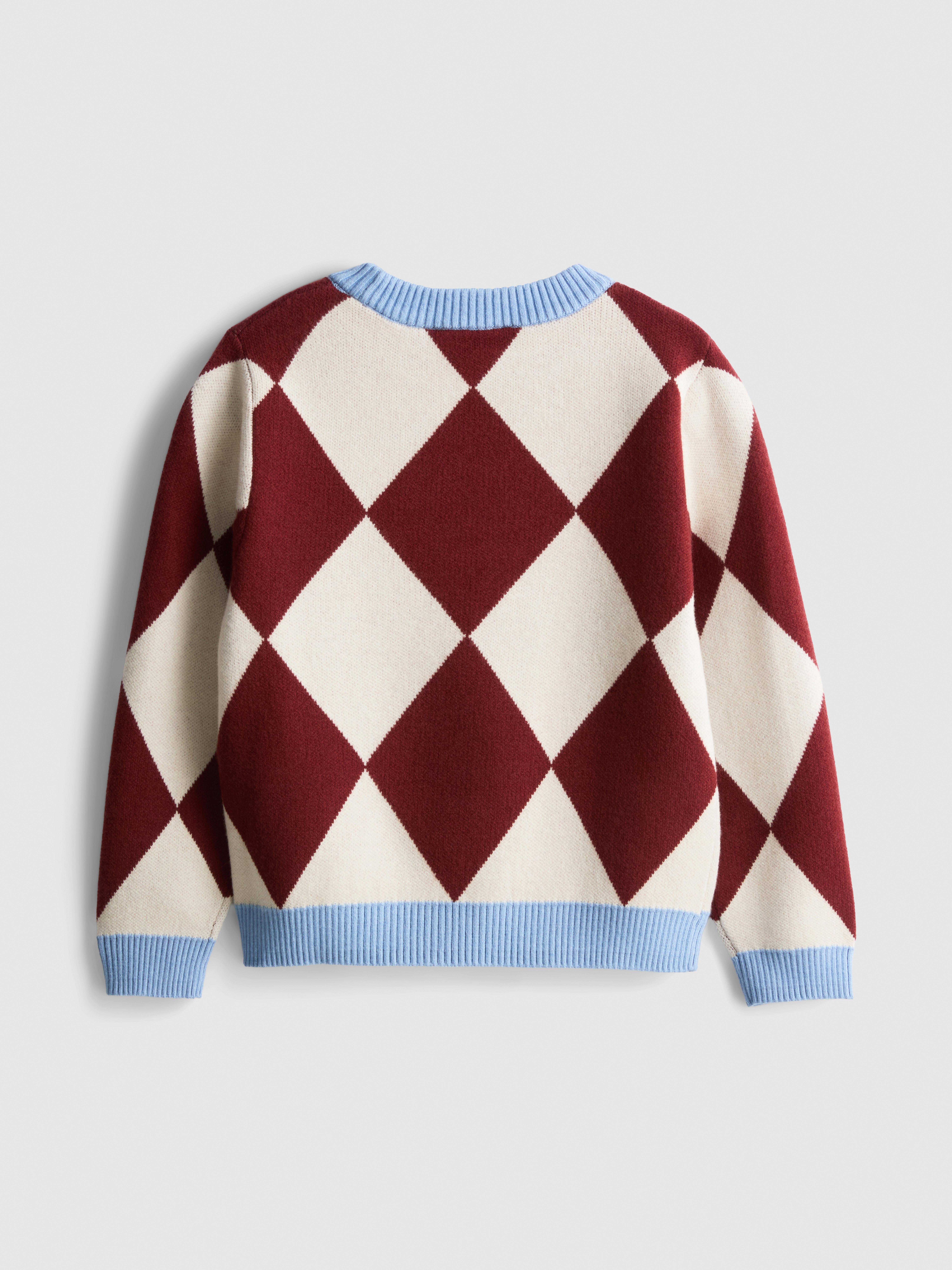 1-9yrs | Argyle Sweater