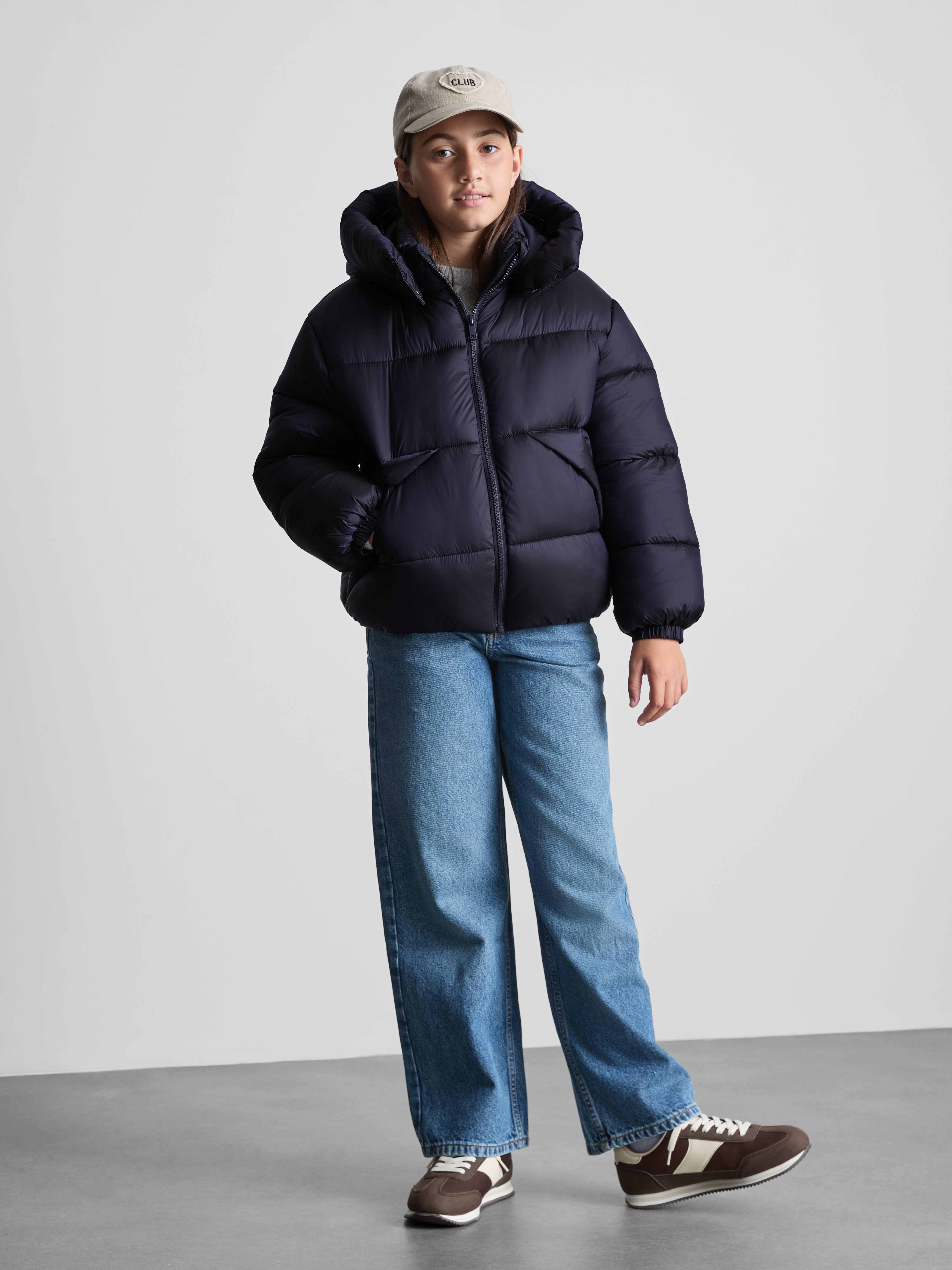 7-15yrs | Funnel Neck Puffer Jacket