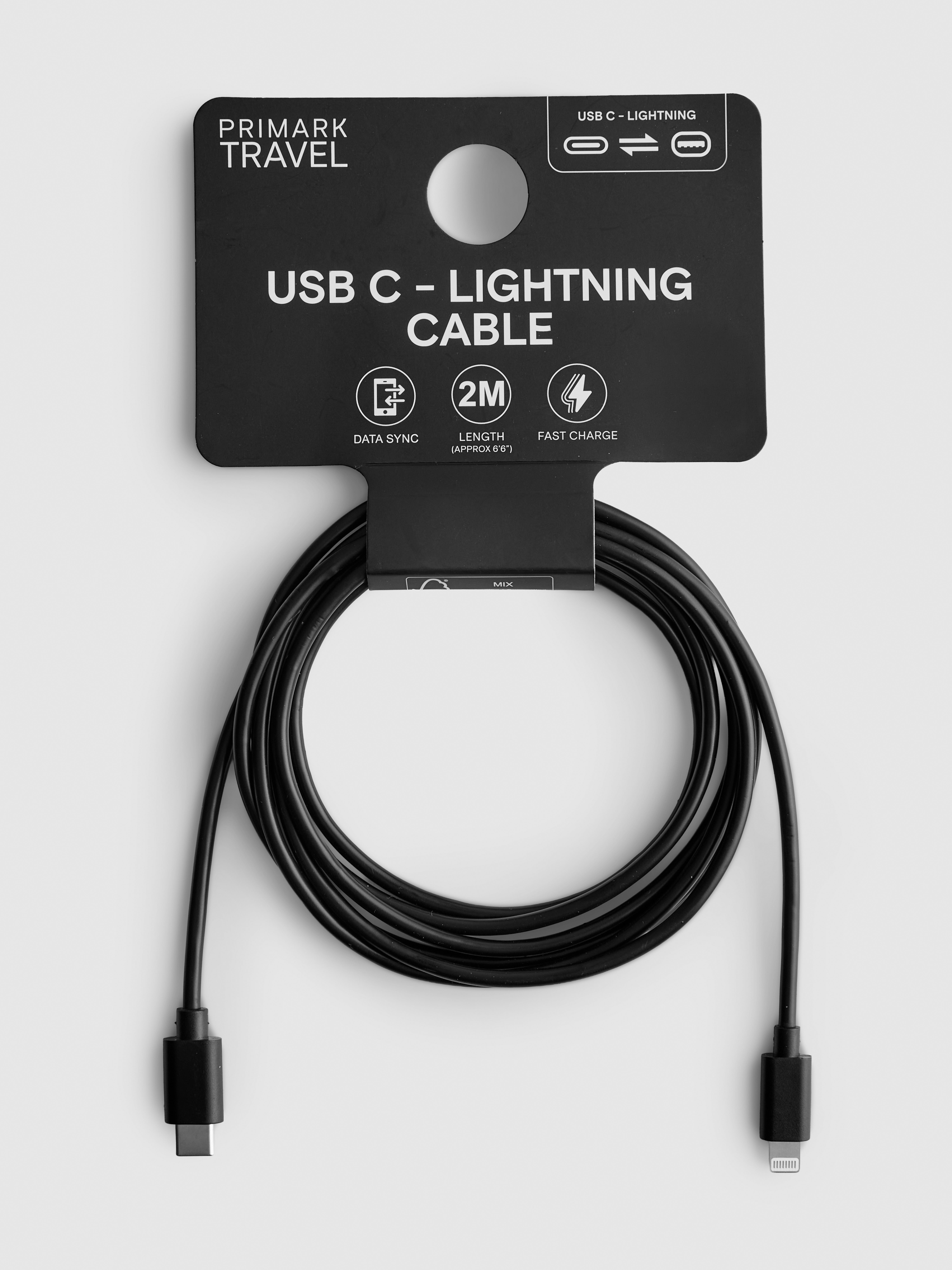 2m USB-C To Lightning Cable