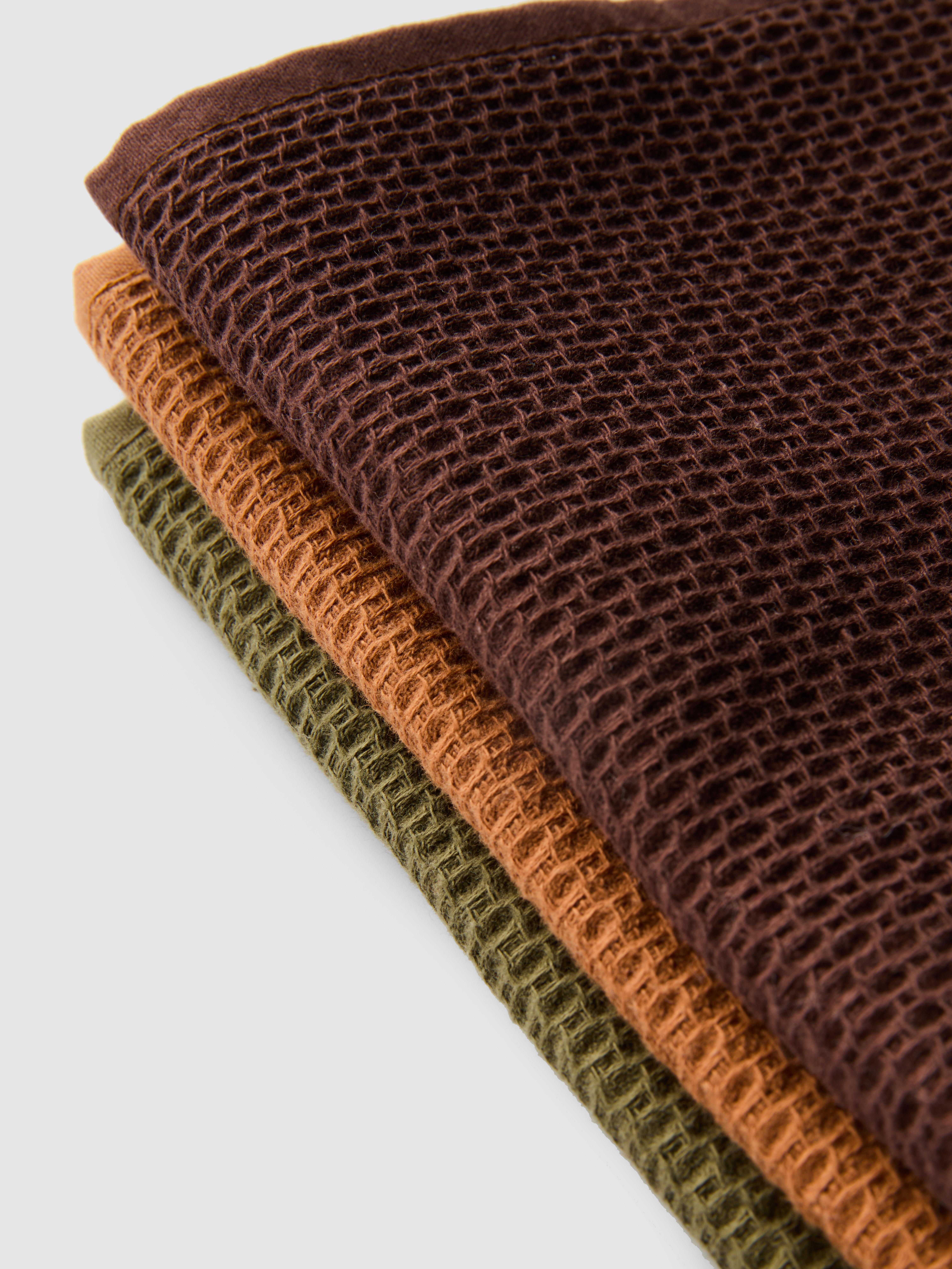 3pk Waffle Tea Towels