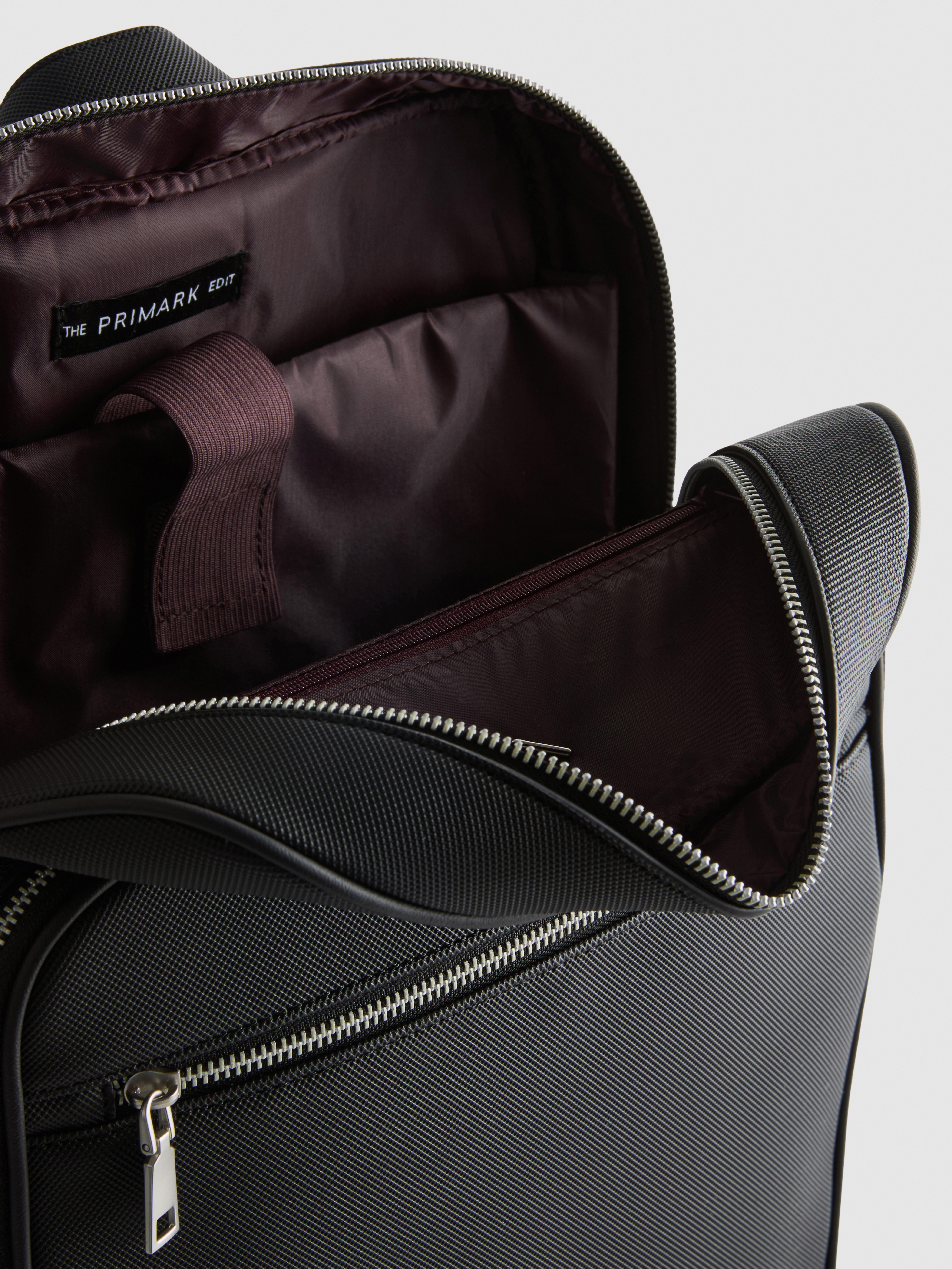 Zaino con zip strutturato The Edit