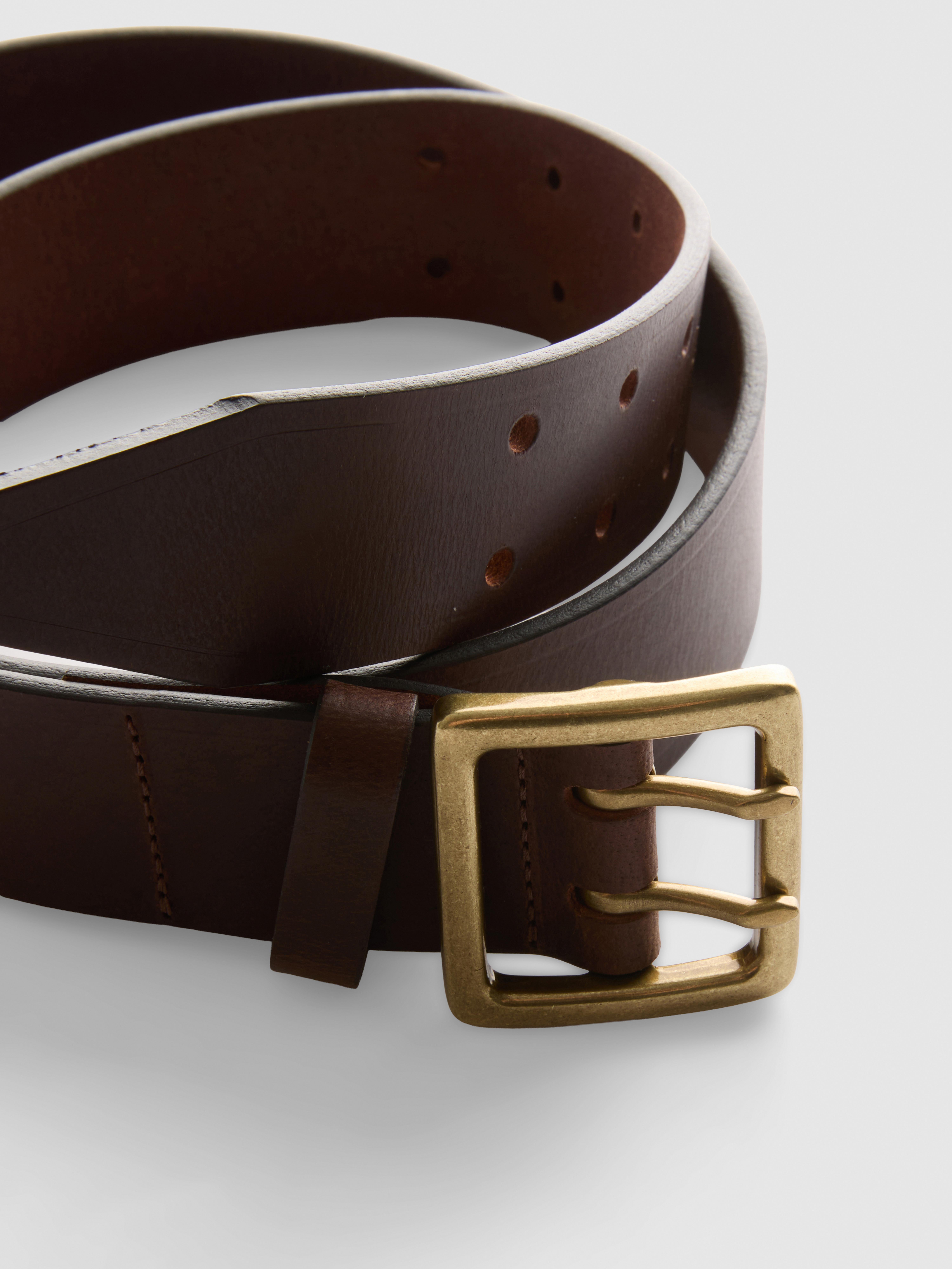 Double-Prong Buckle Belt