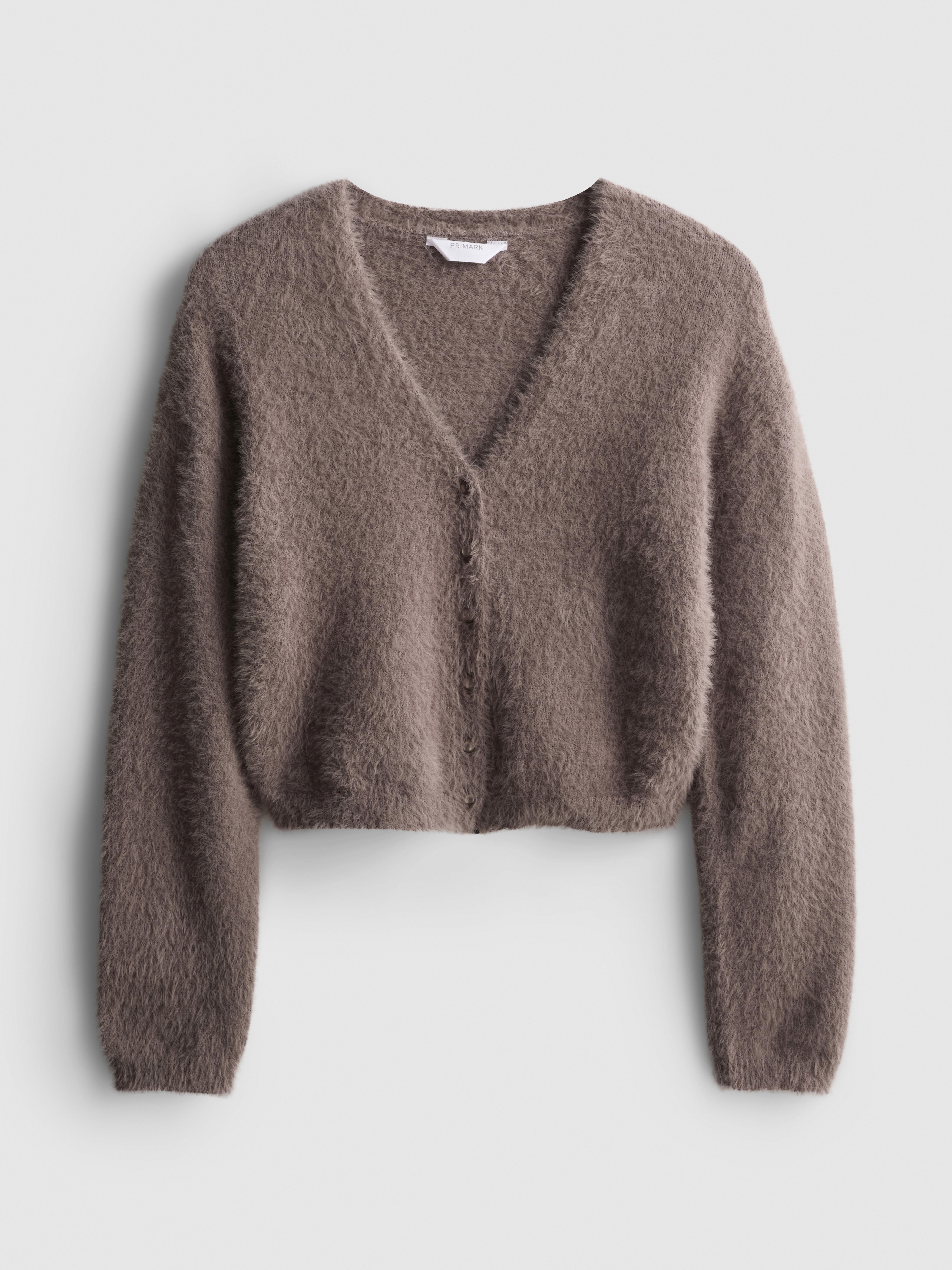 Girls Pink 7-15yrs | V-Neck Fluffy Cardigan | Primark