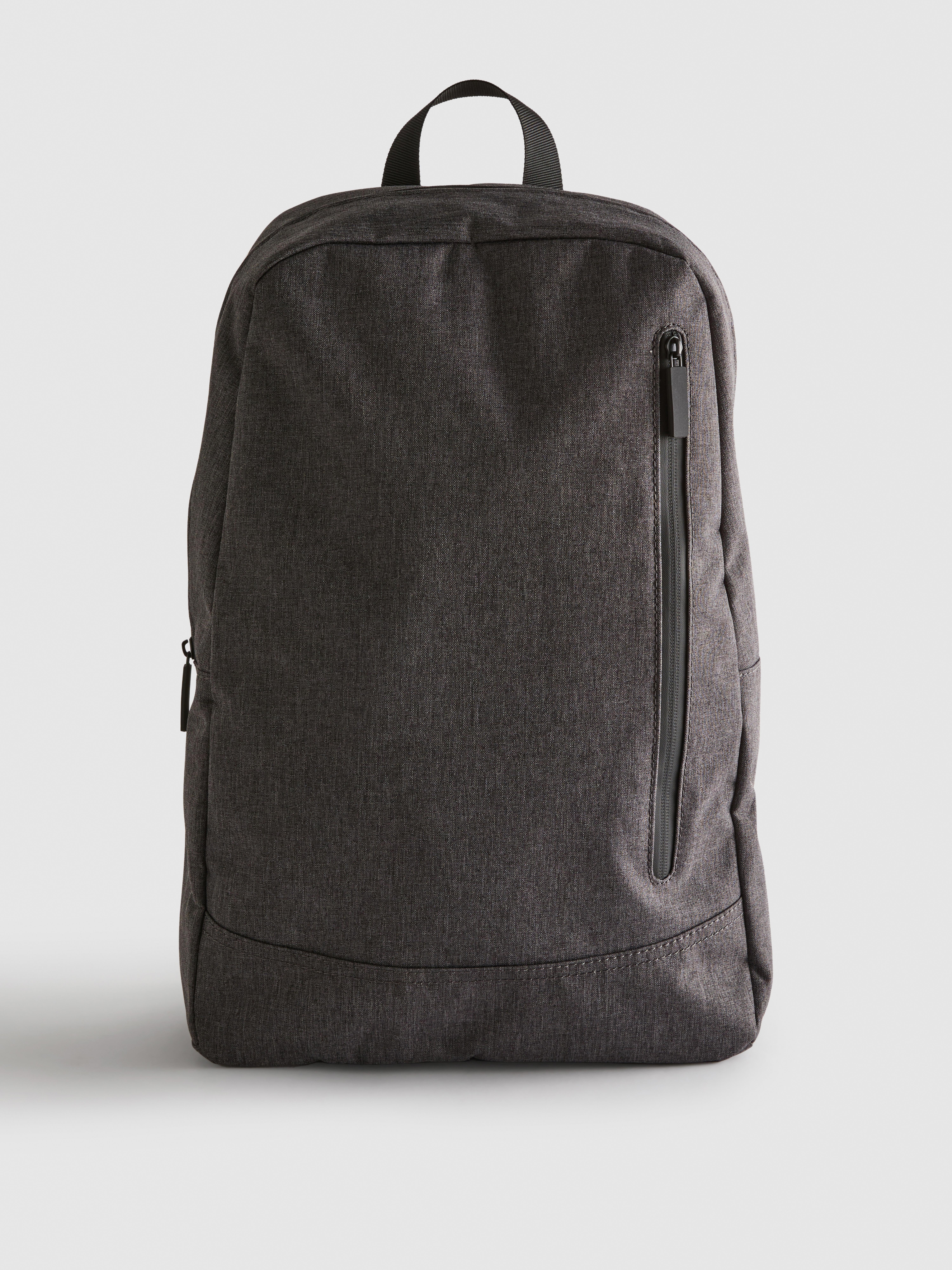 Textured Zip Backpack