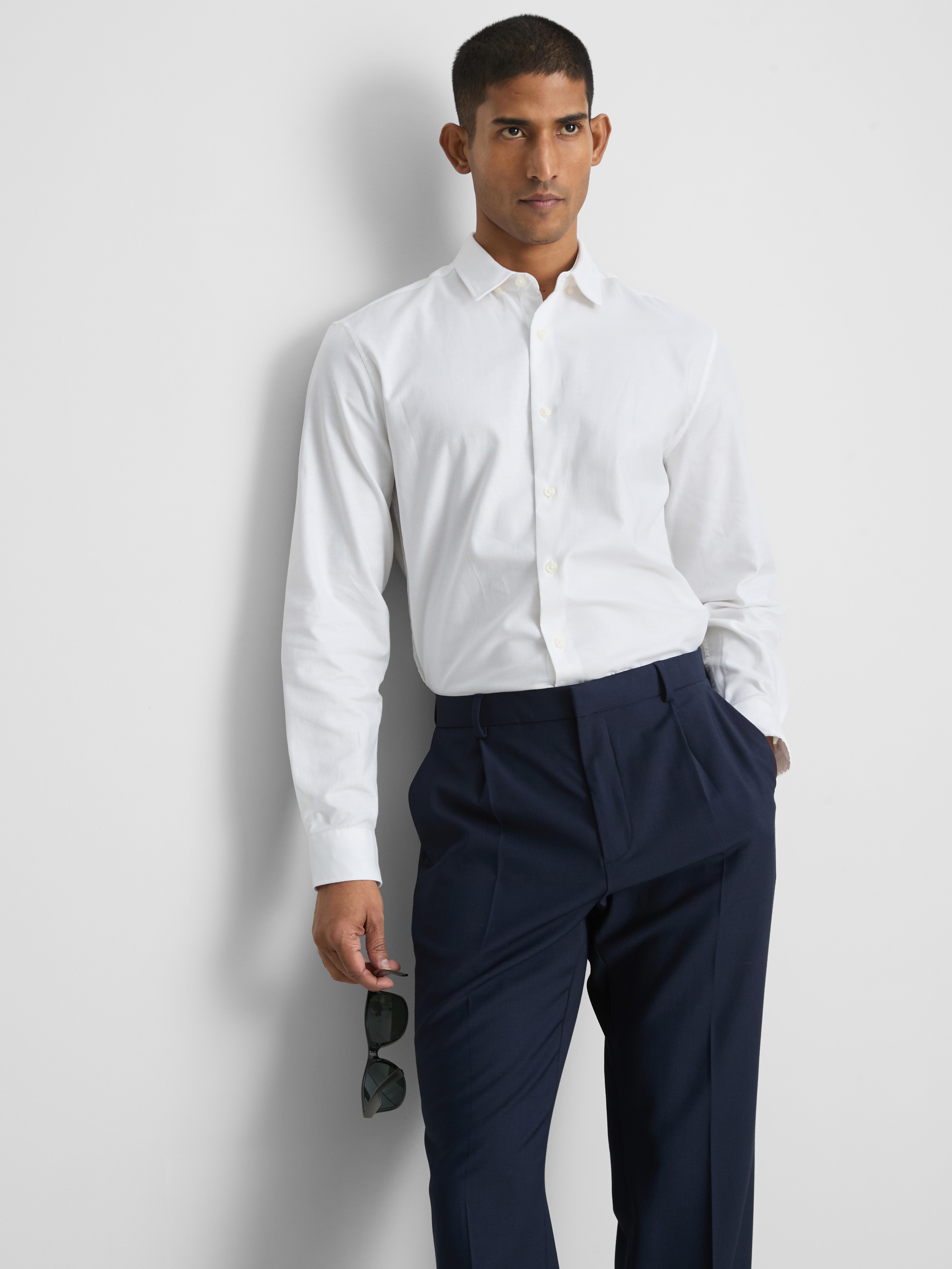 Chemise Oxford droite