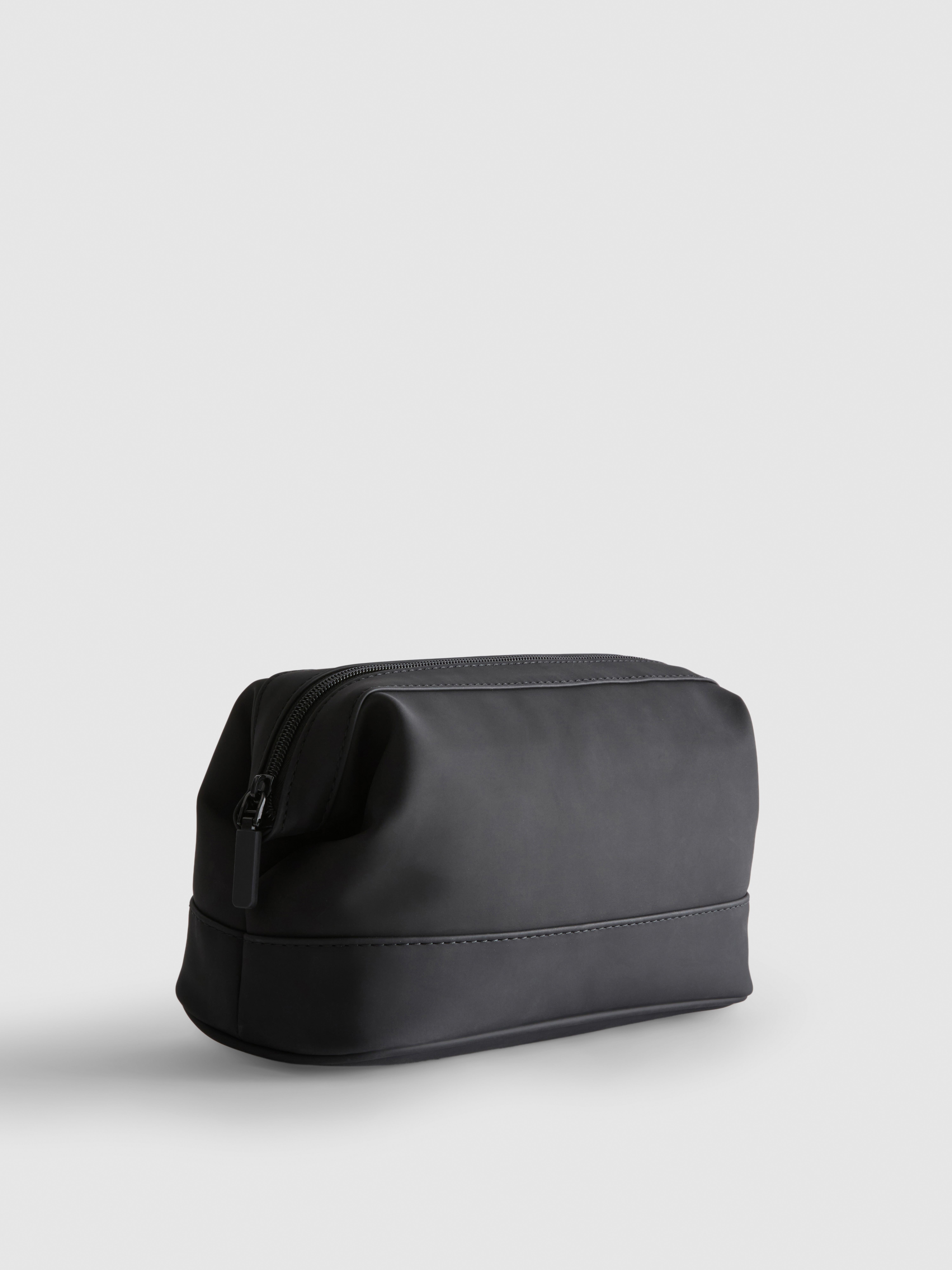 Faux Leather Wash Bag