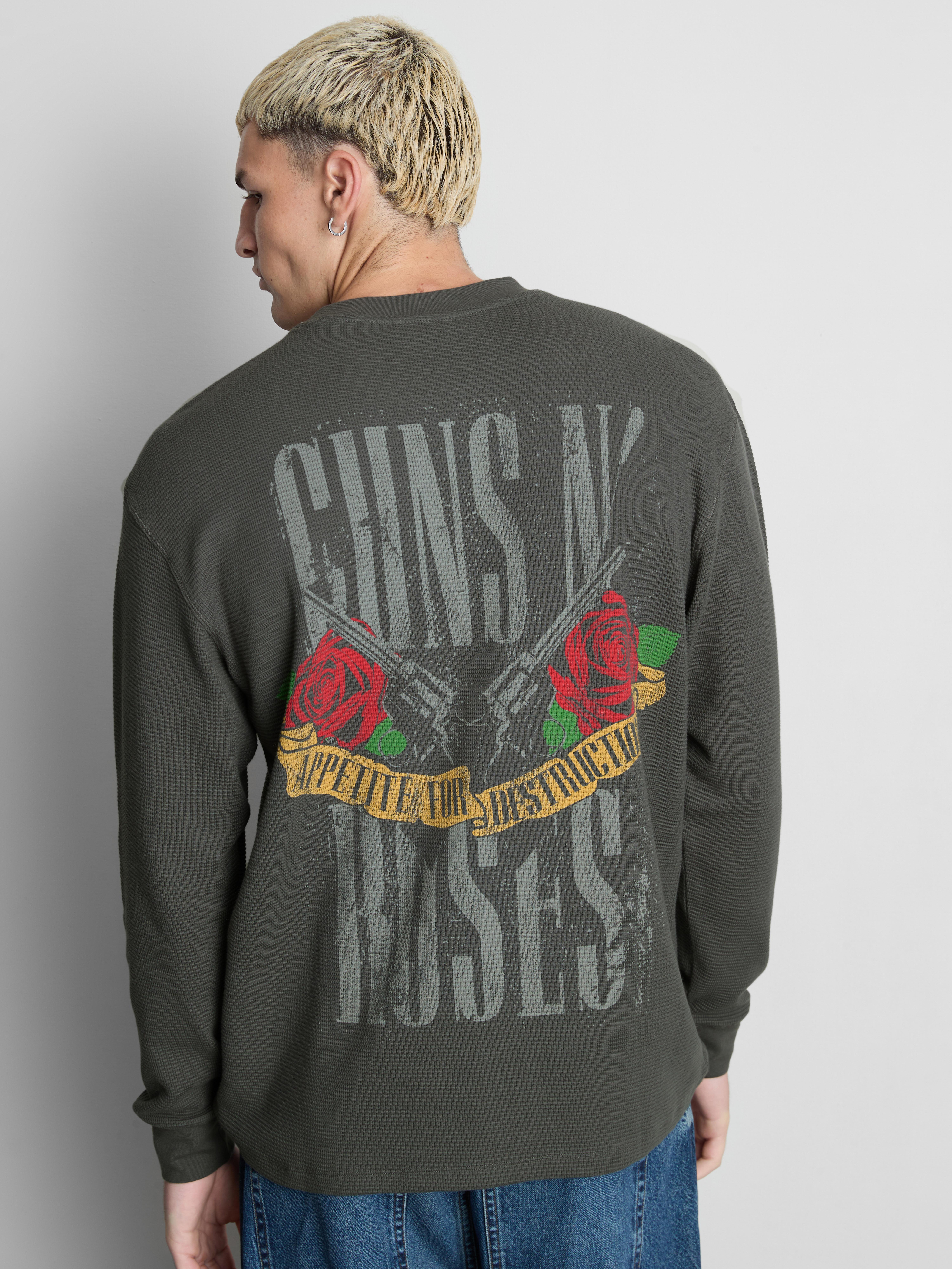 Guns N’ Roses Cotton Rich Long Sleeve T-Shirt