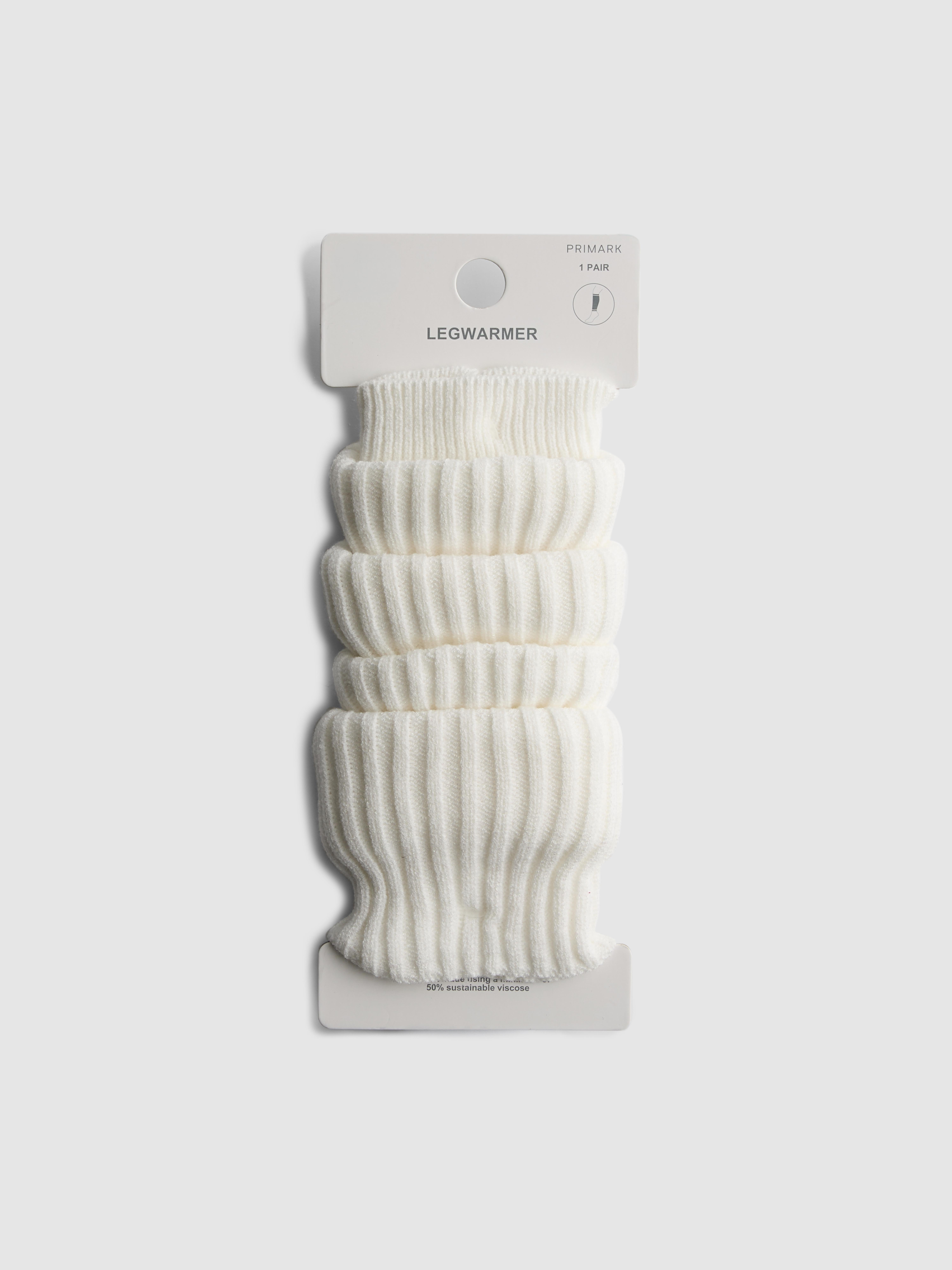 1pk Ribbed Legwarmers