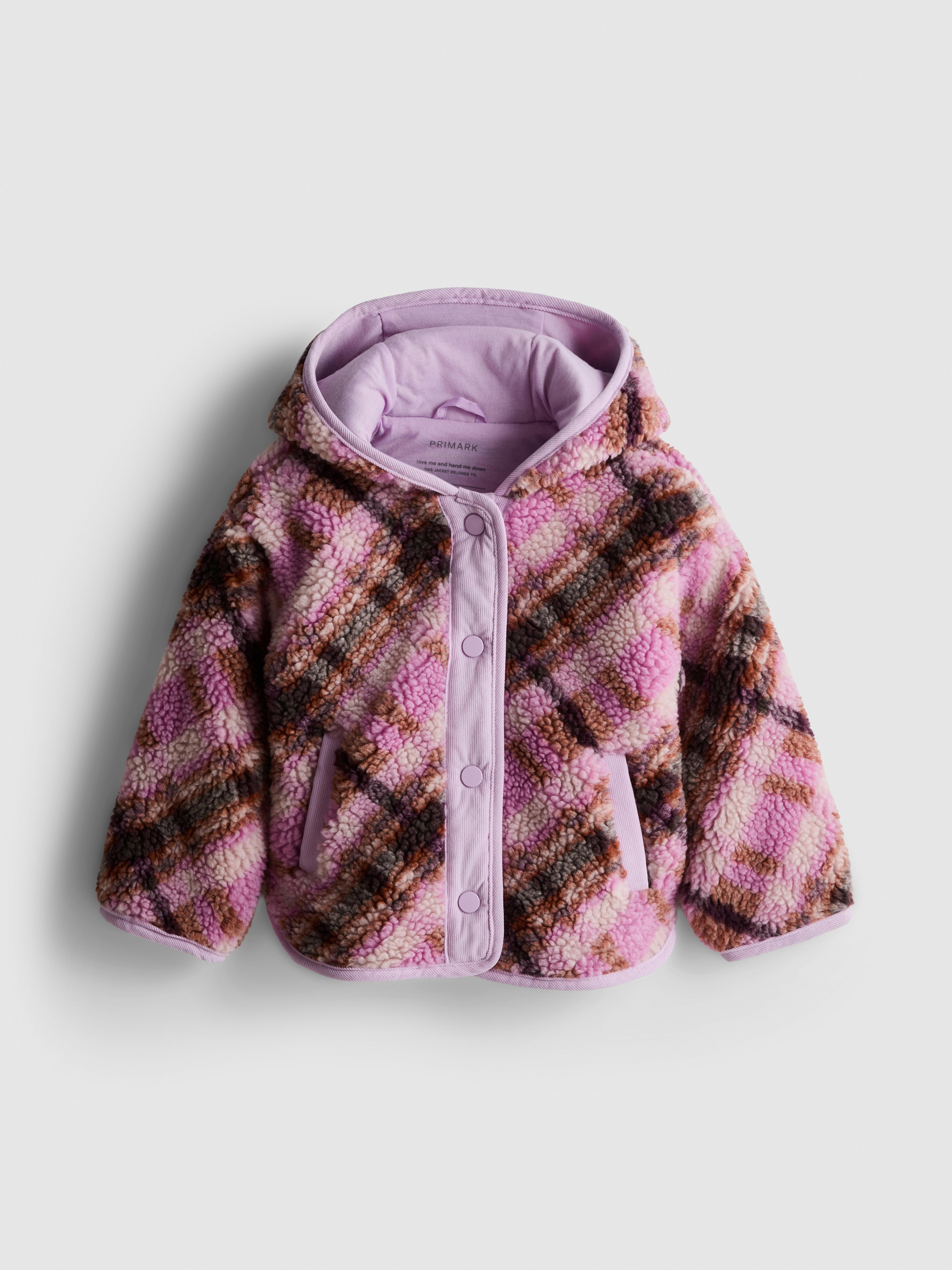 1-9yrs | Borg Hooded Jacket