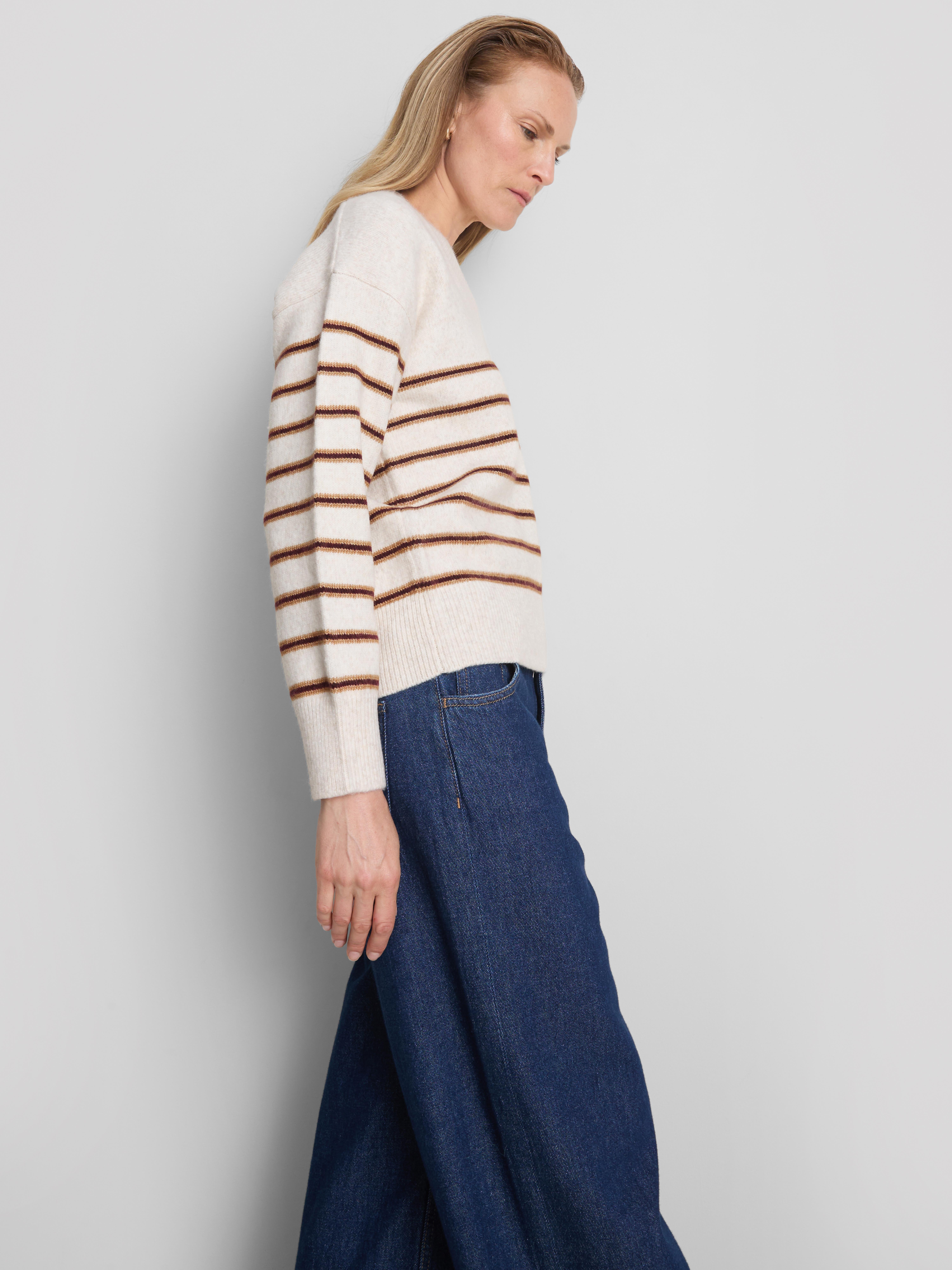 Knitted V-Neck Sweater