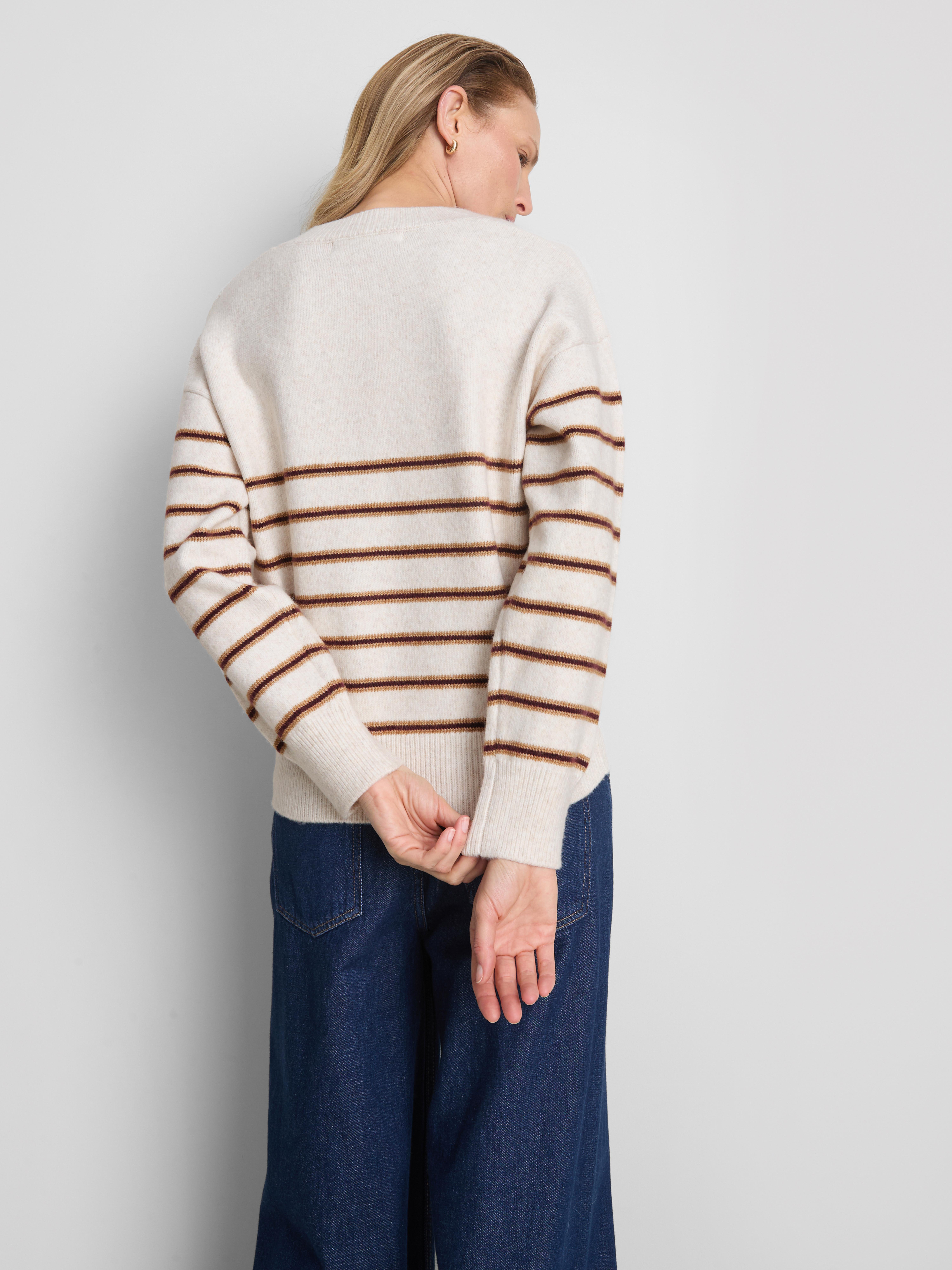Knitted V-Neck Sweater