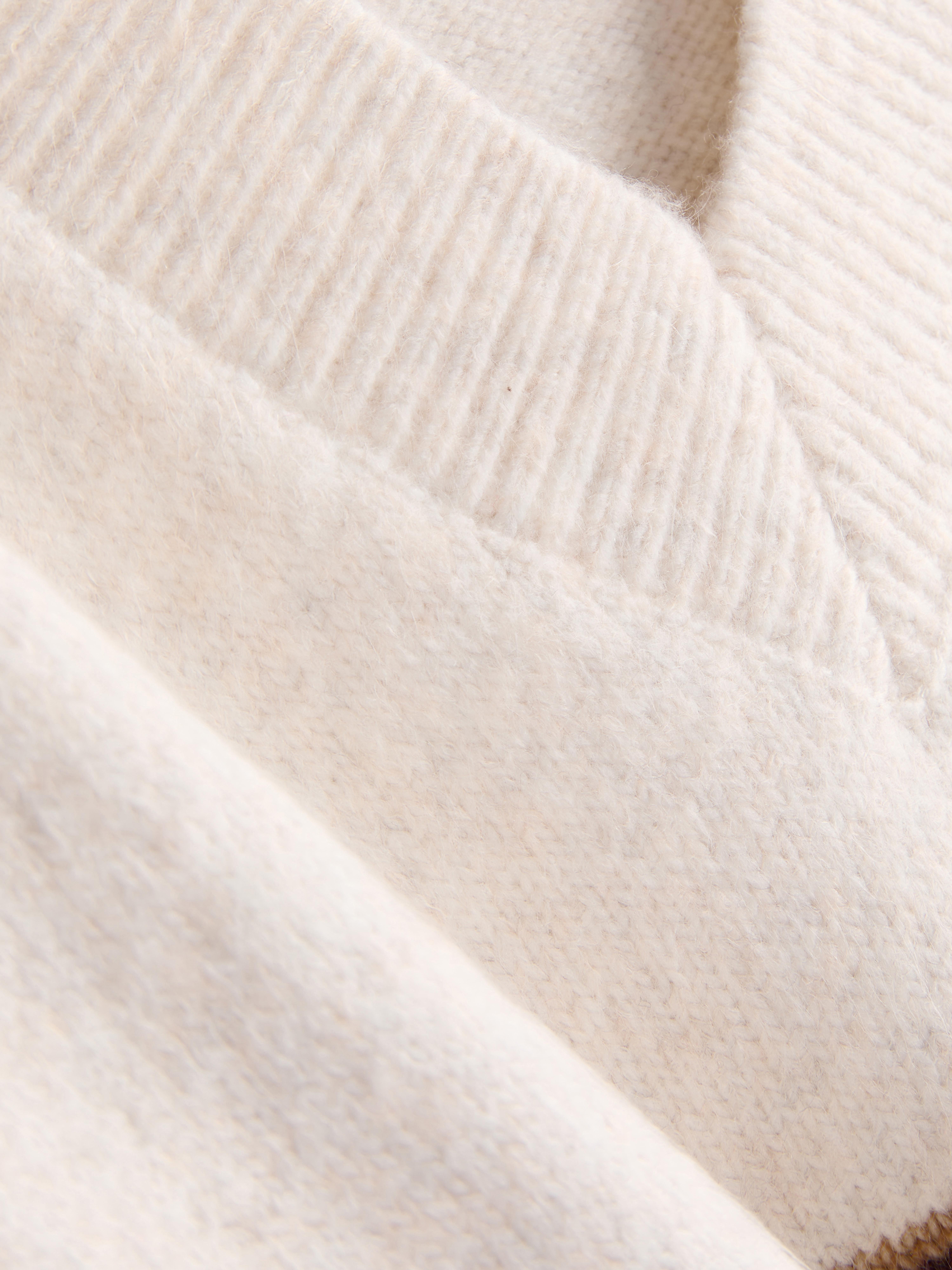 Knitted V-Neck Sweater