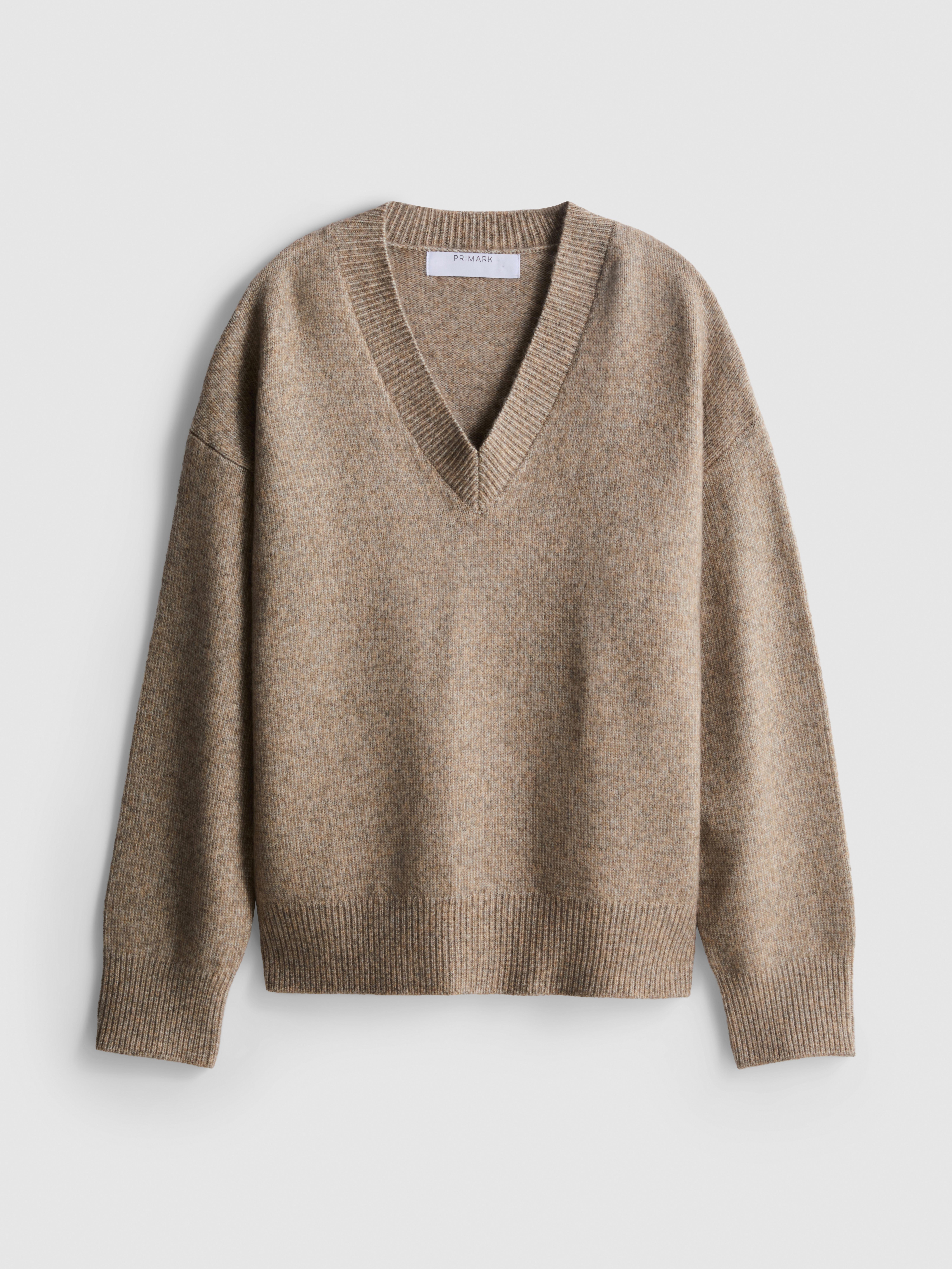Knitted V-Neck Sweater