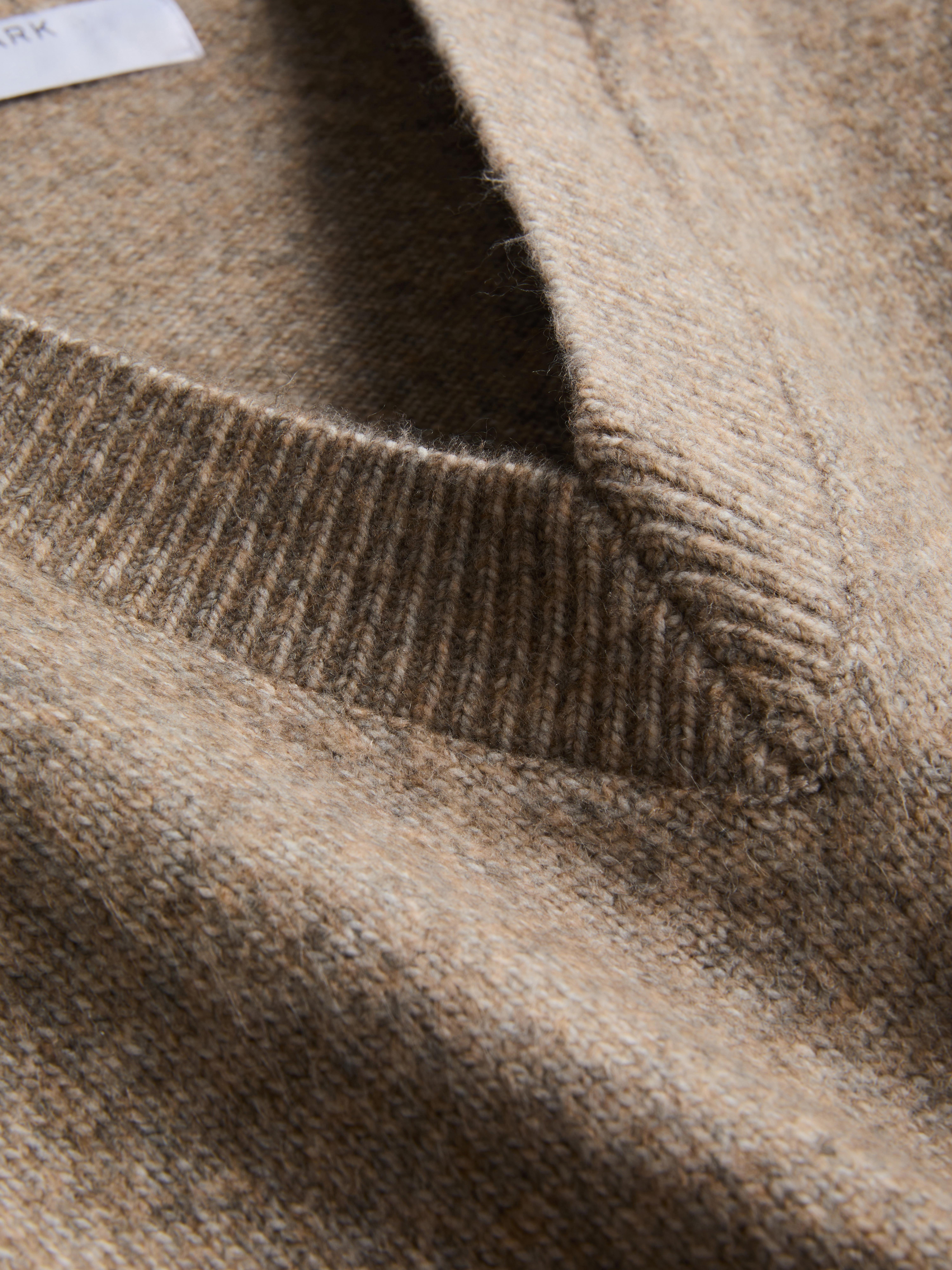 Knitted V-Neck Sweater