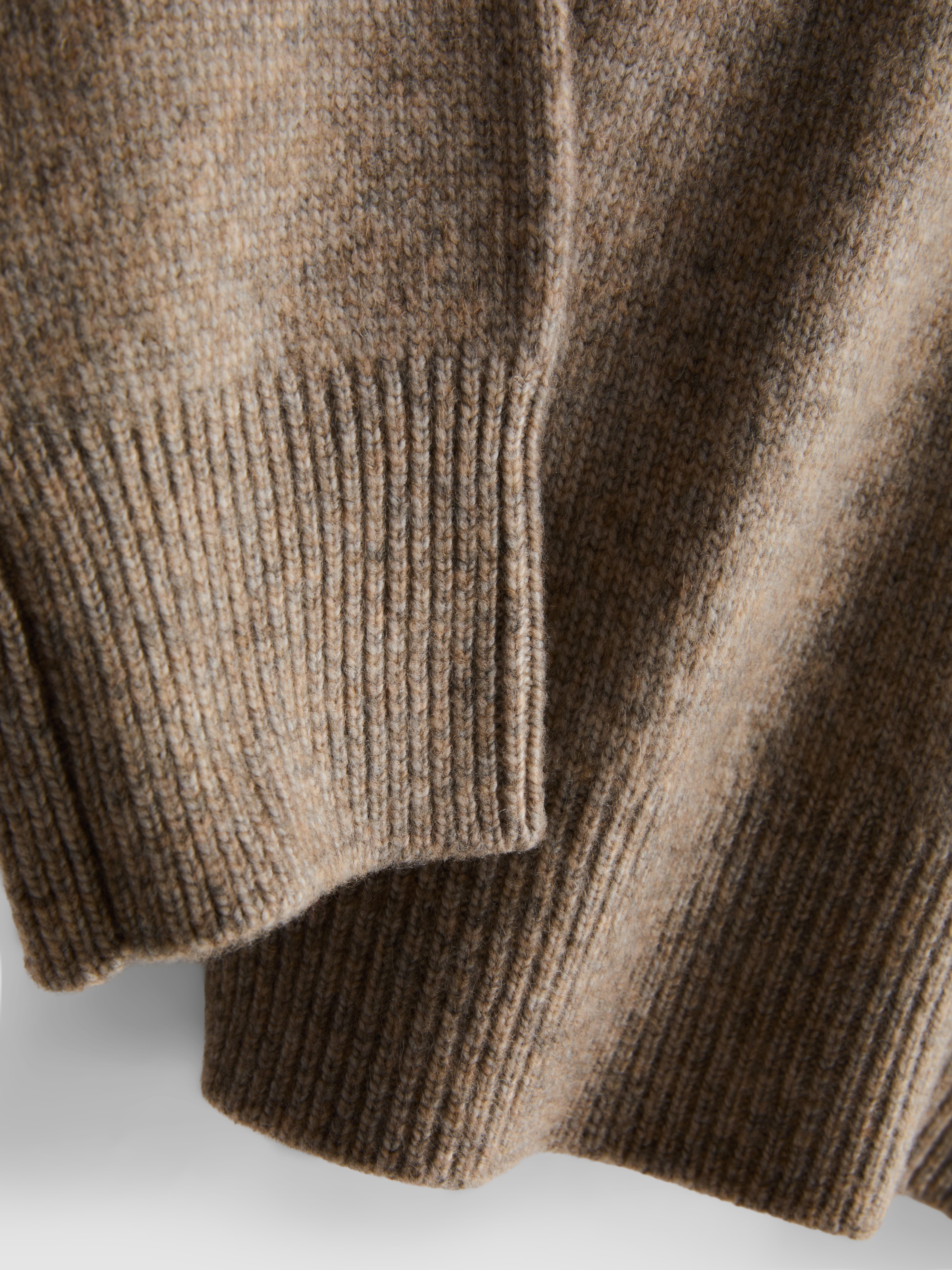 Knitted V-Neck Sweater