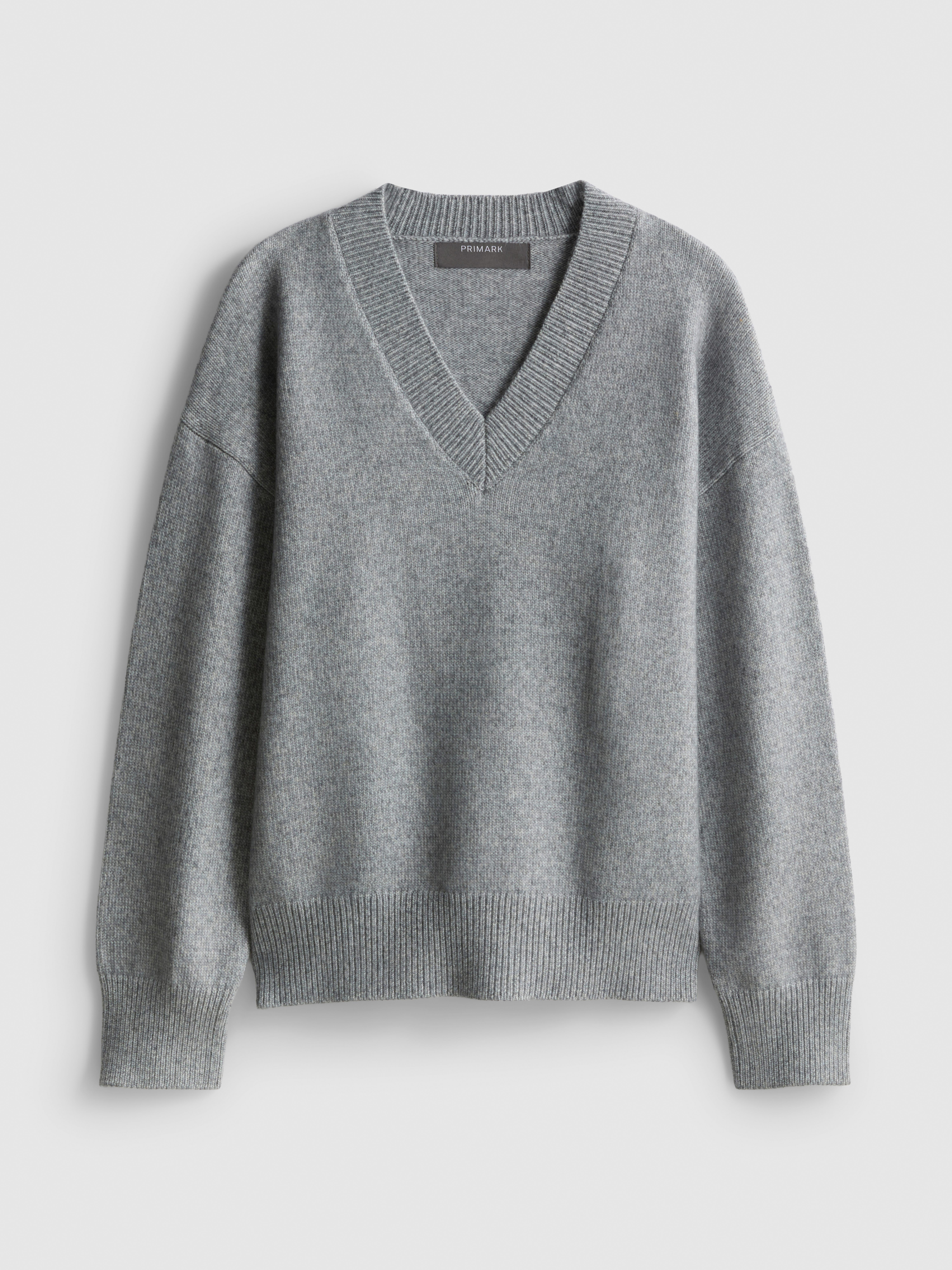 Knitted V-Neck Sweater