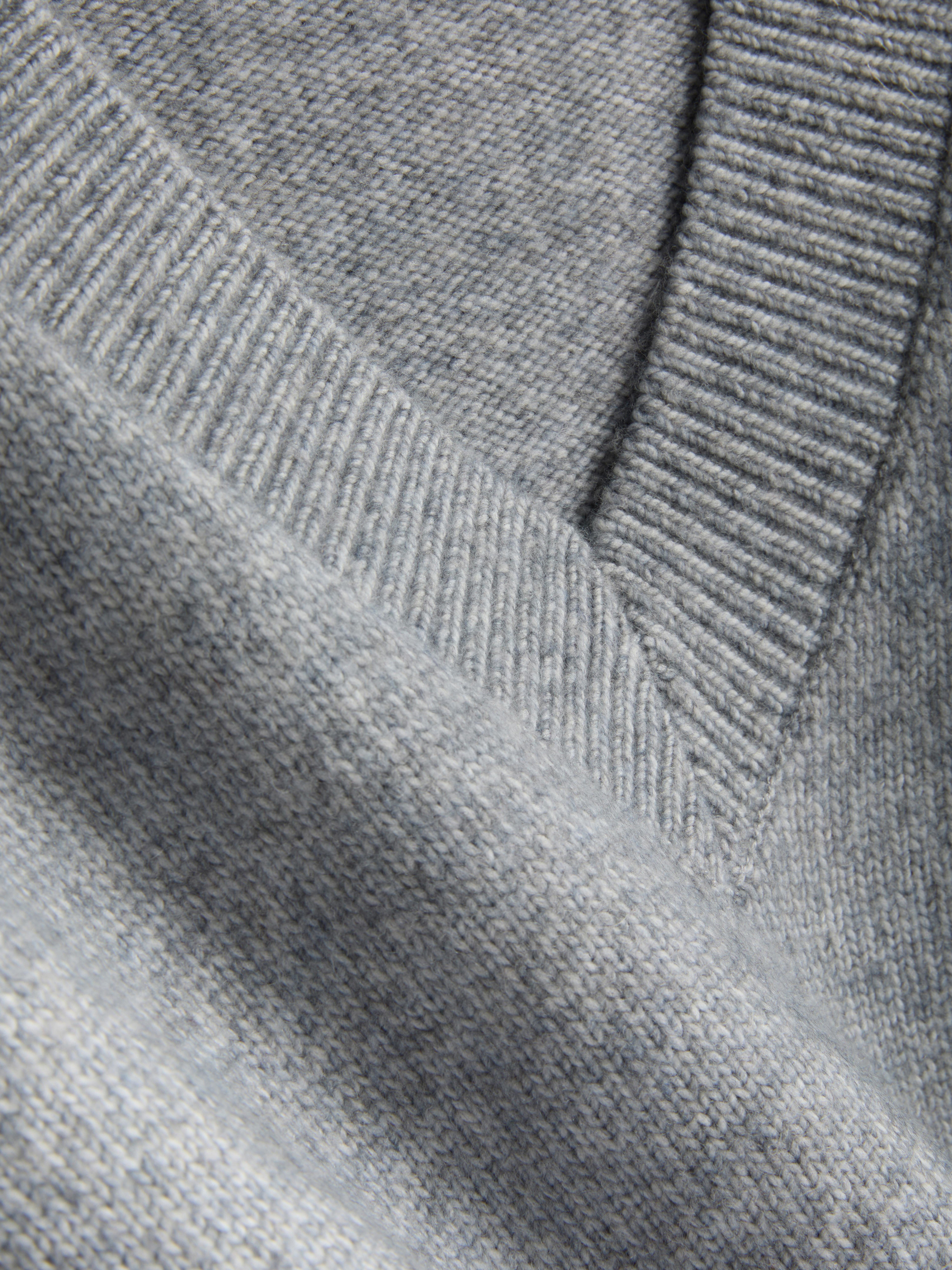 Knitted V-Neck Sweater