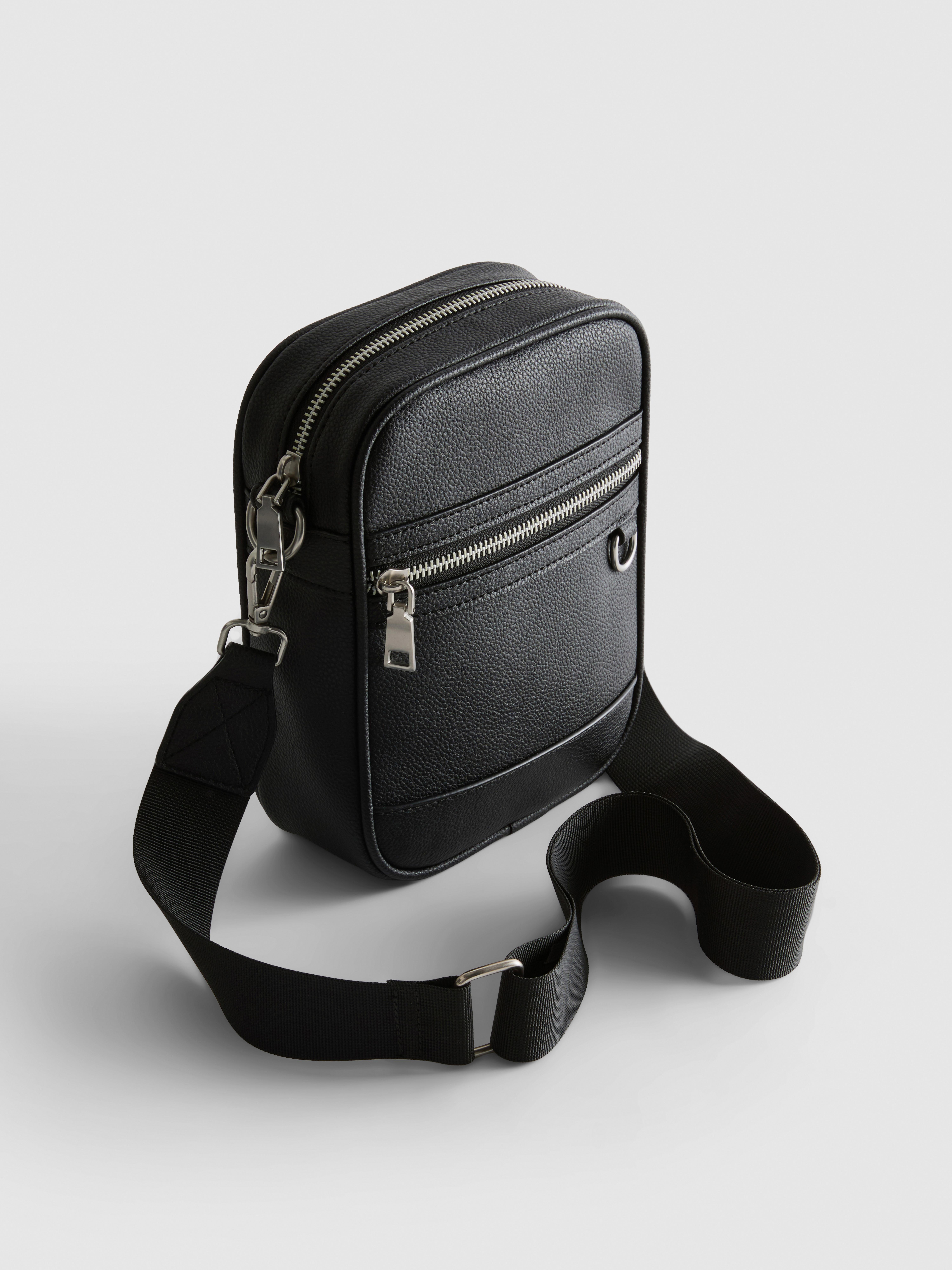 Zip Detail Crossbody Bag
