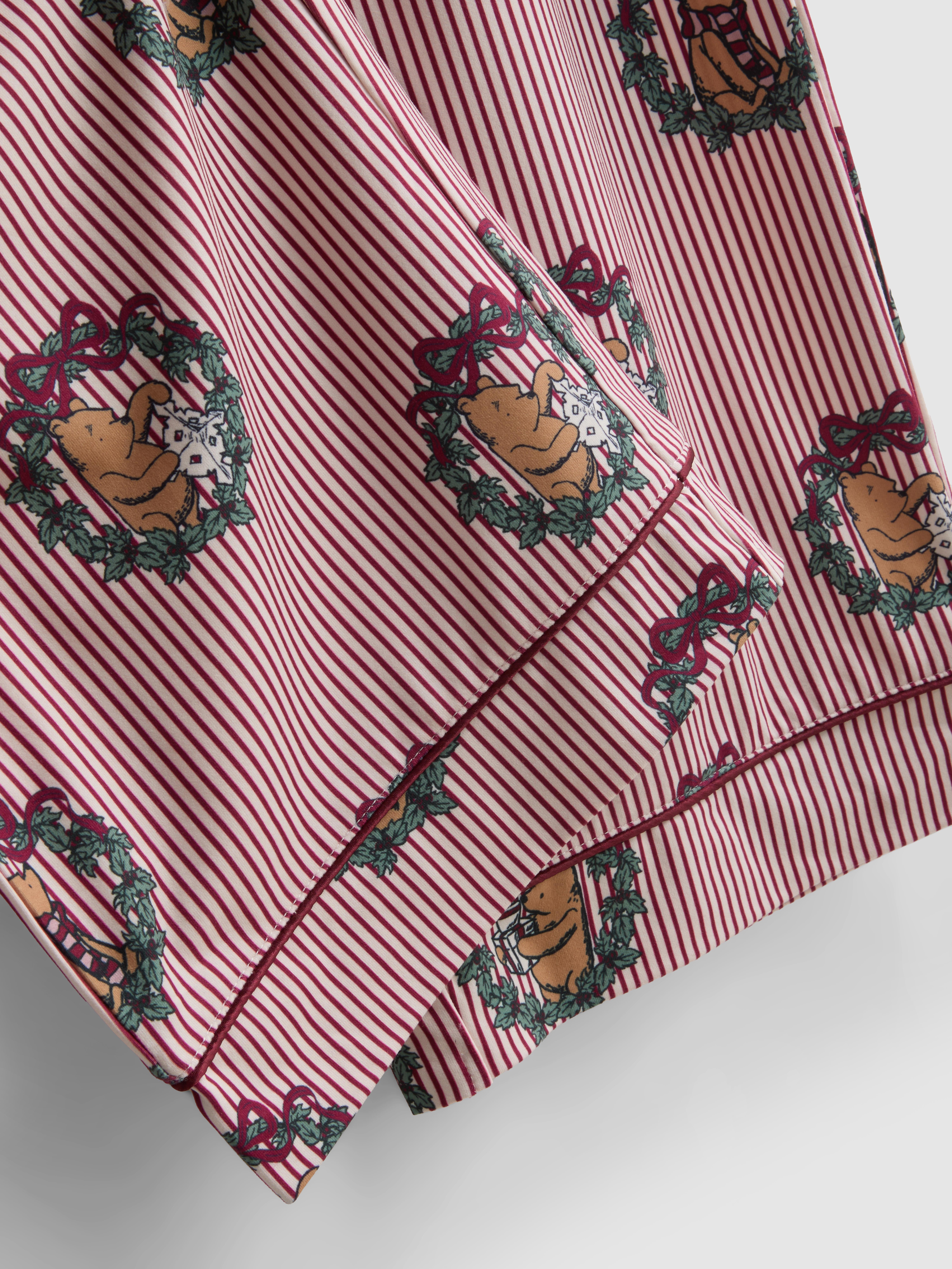 Disney's Winnie the Pooh Striped Printed Boyfriend Pajamas