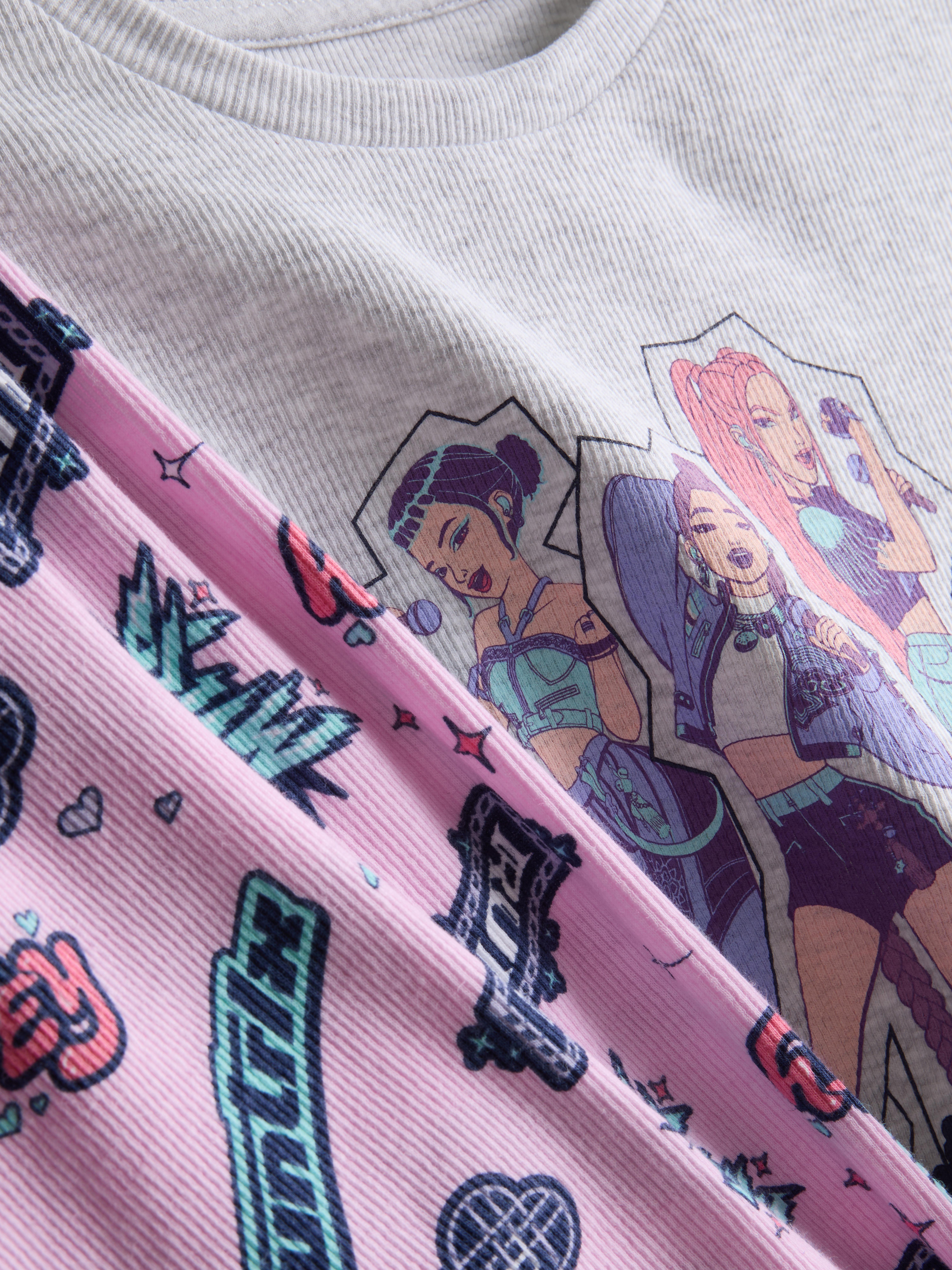 Girls Pink 5-15yrs | KPop Demon Hunters Pyjamas | Primark