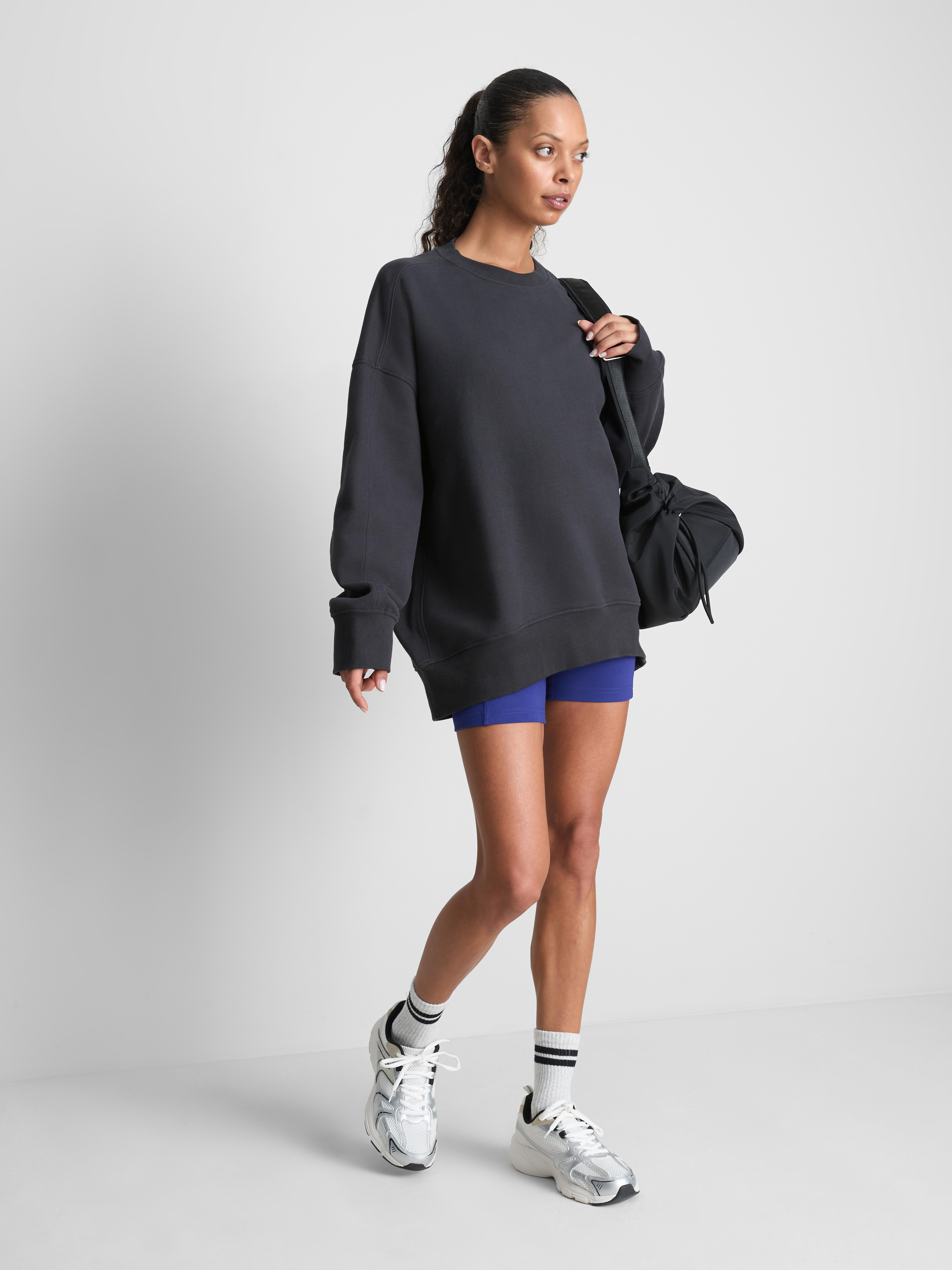 Cotton Rich Oversized Active Sweatshirt