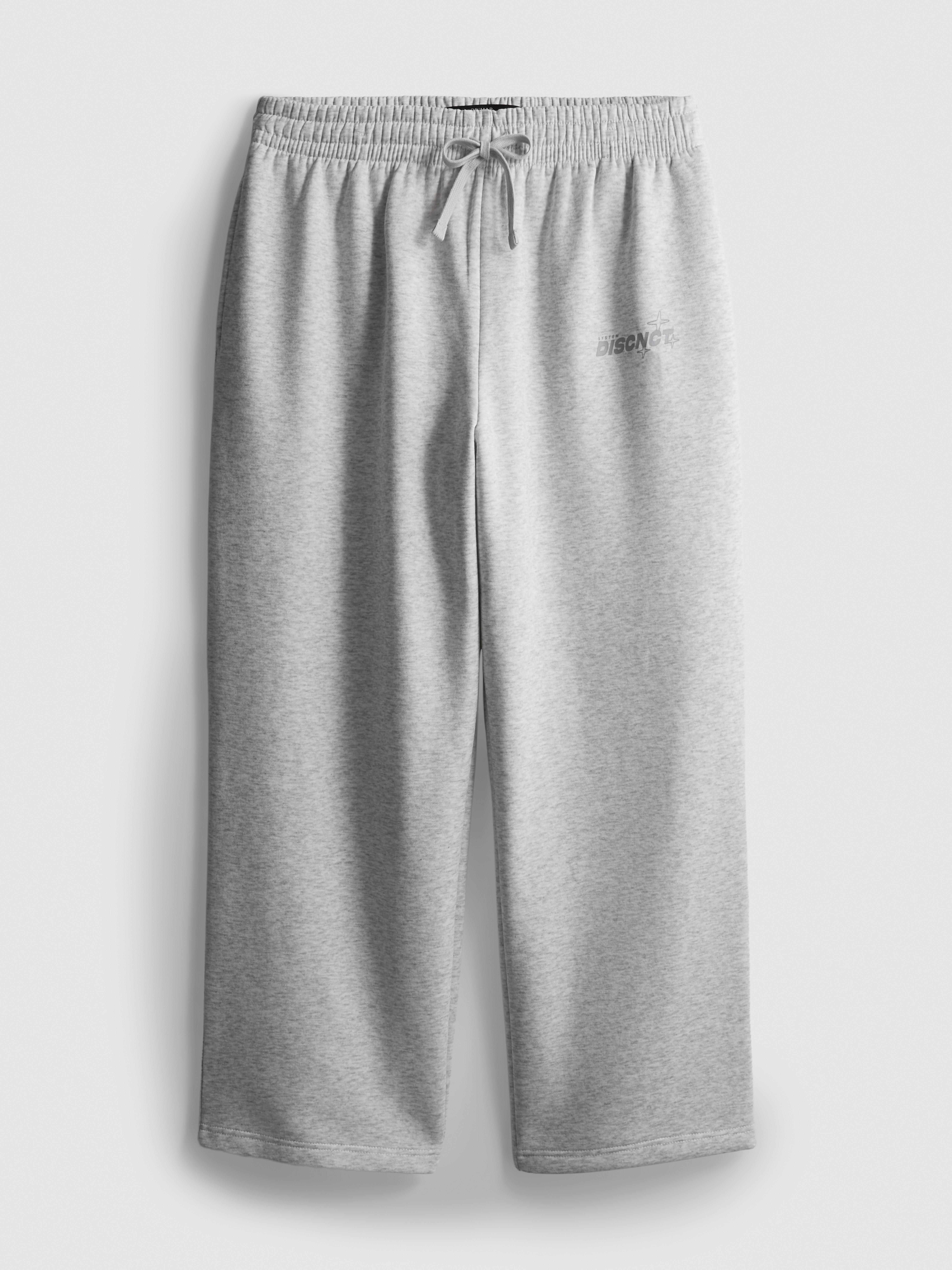 Slogan Wide Leg Pajama Joggers