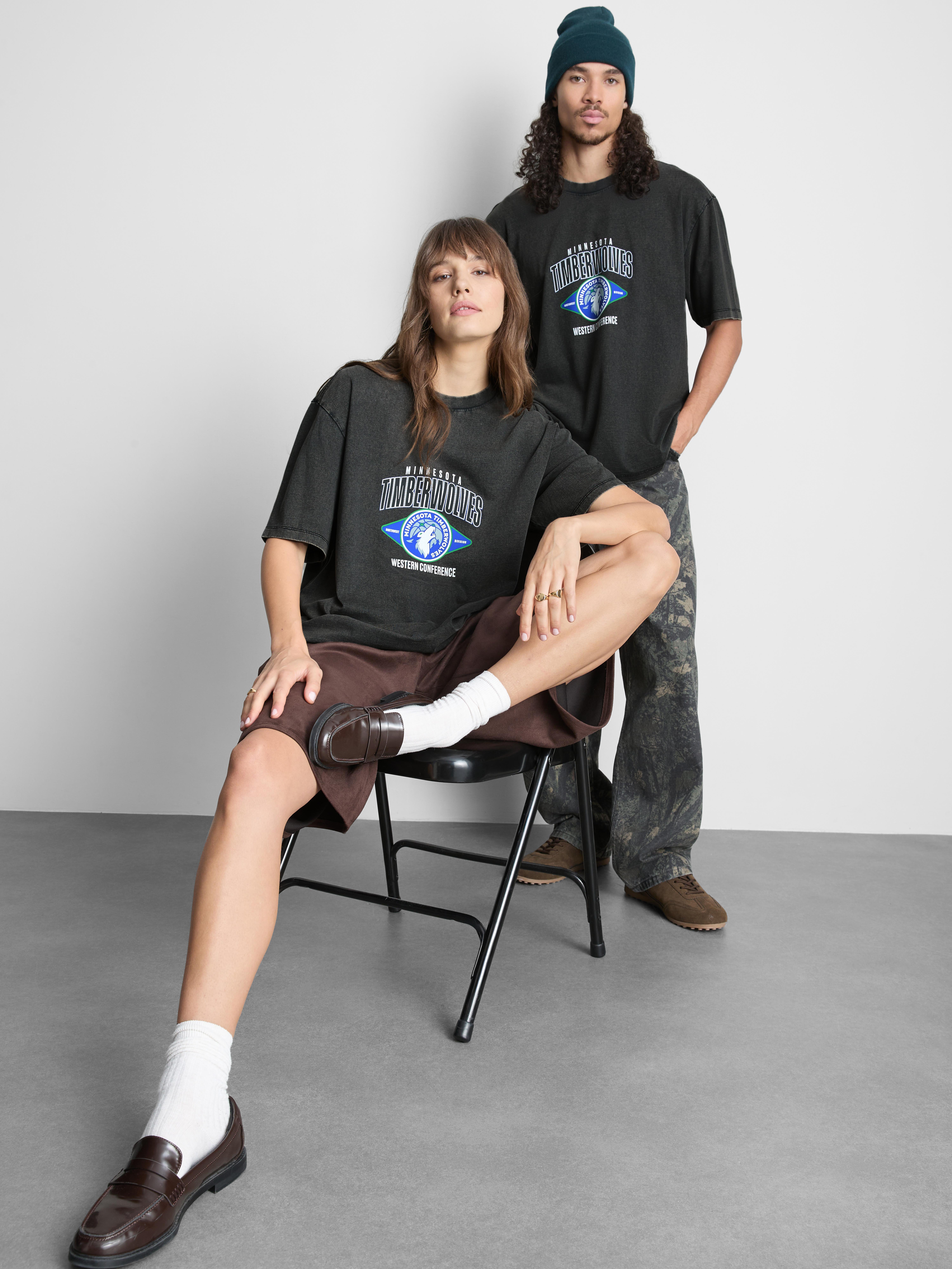 NBA Minnesota Timberwolves Pure Cotton Graphic T-Shirt