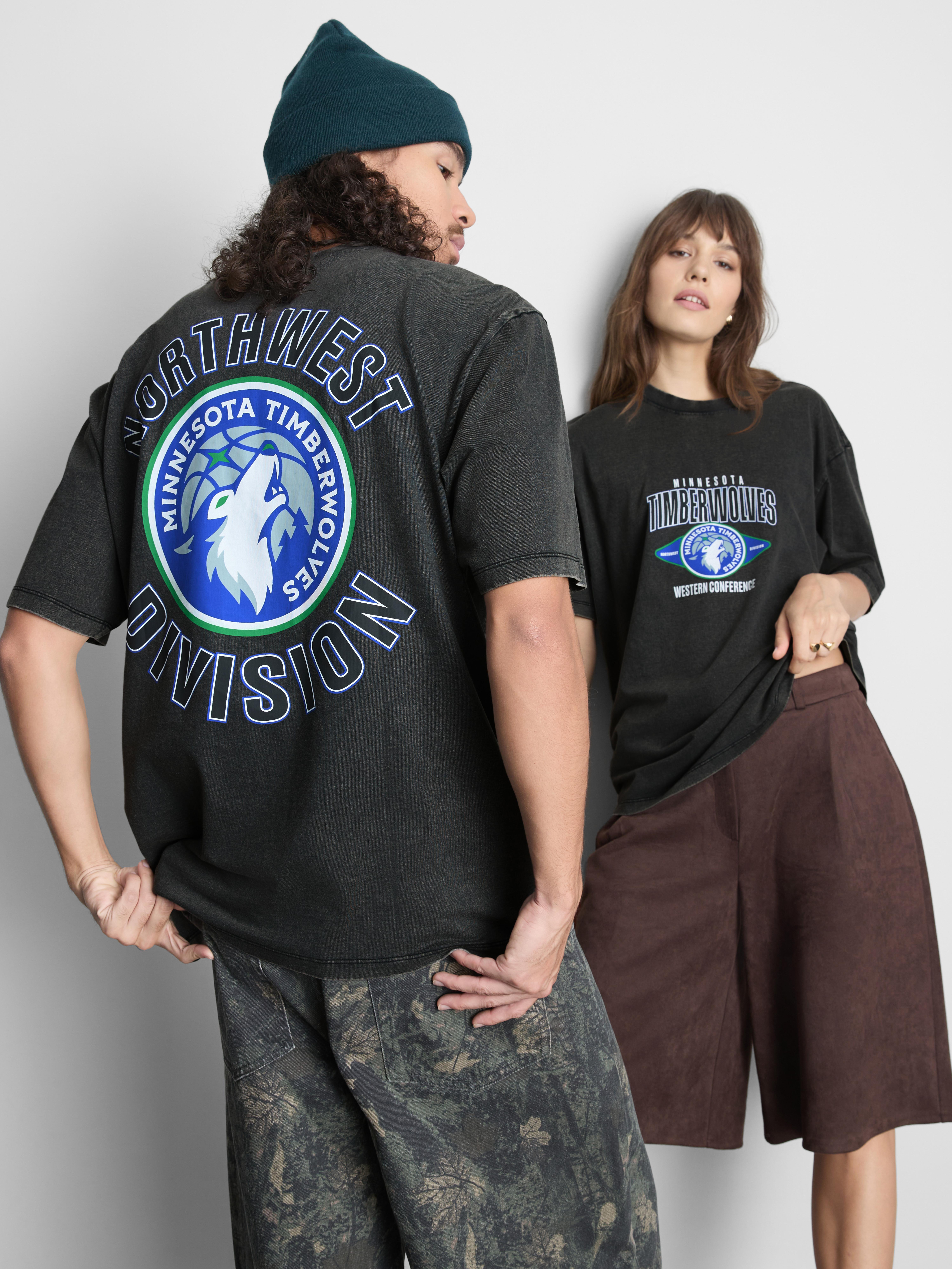 NBA Minnesota Timberwolves Pure Cotton Graphic T-Shirt