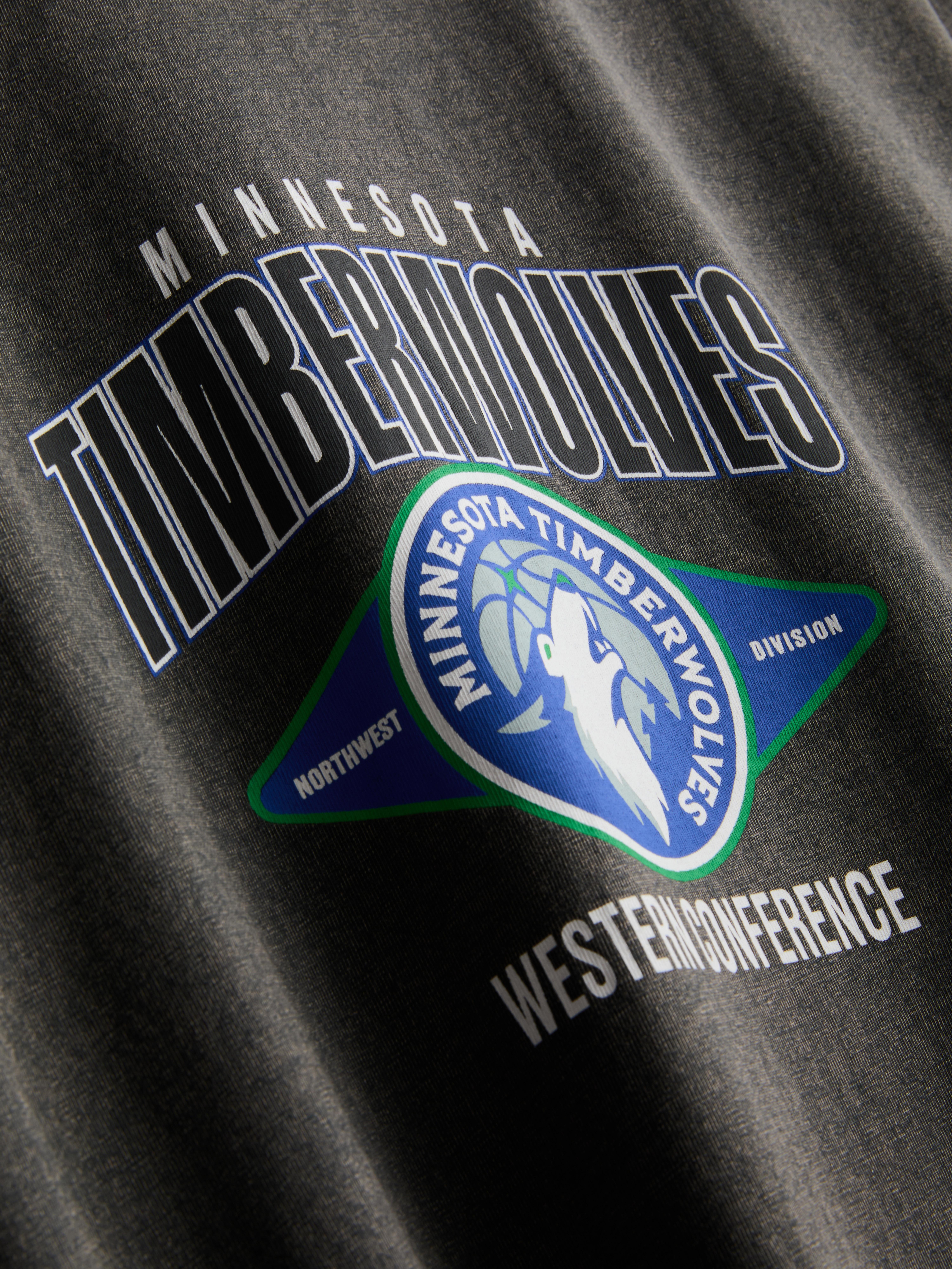 NBA Minnesota Timberwolves Pure Cotton Graphic T-Shirt