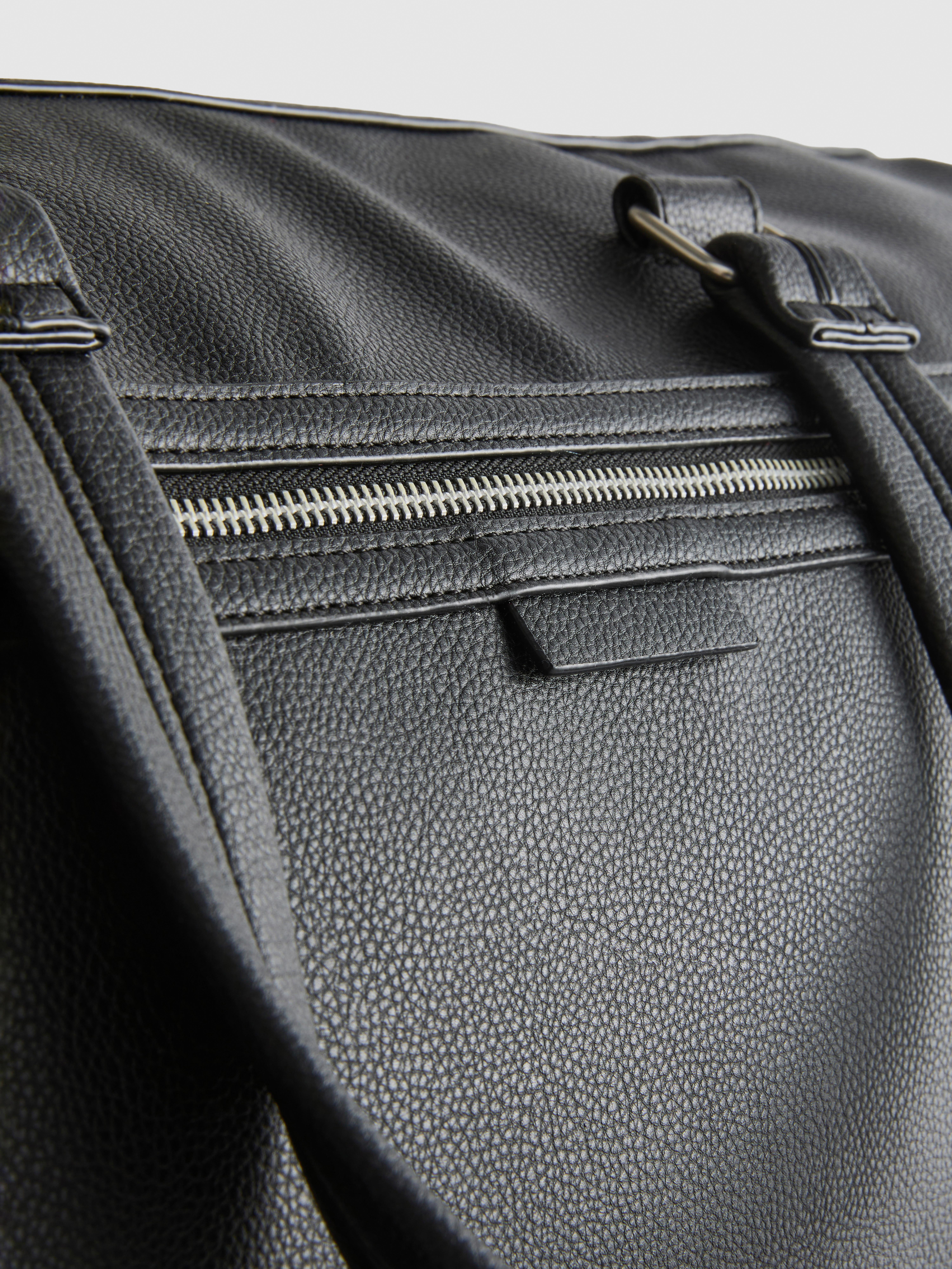 Faux Leather Carryall