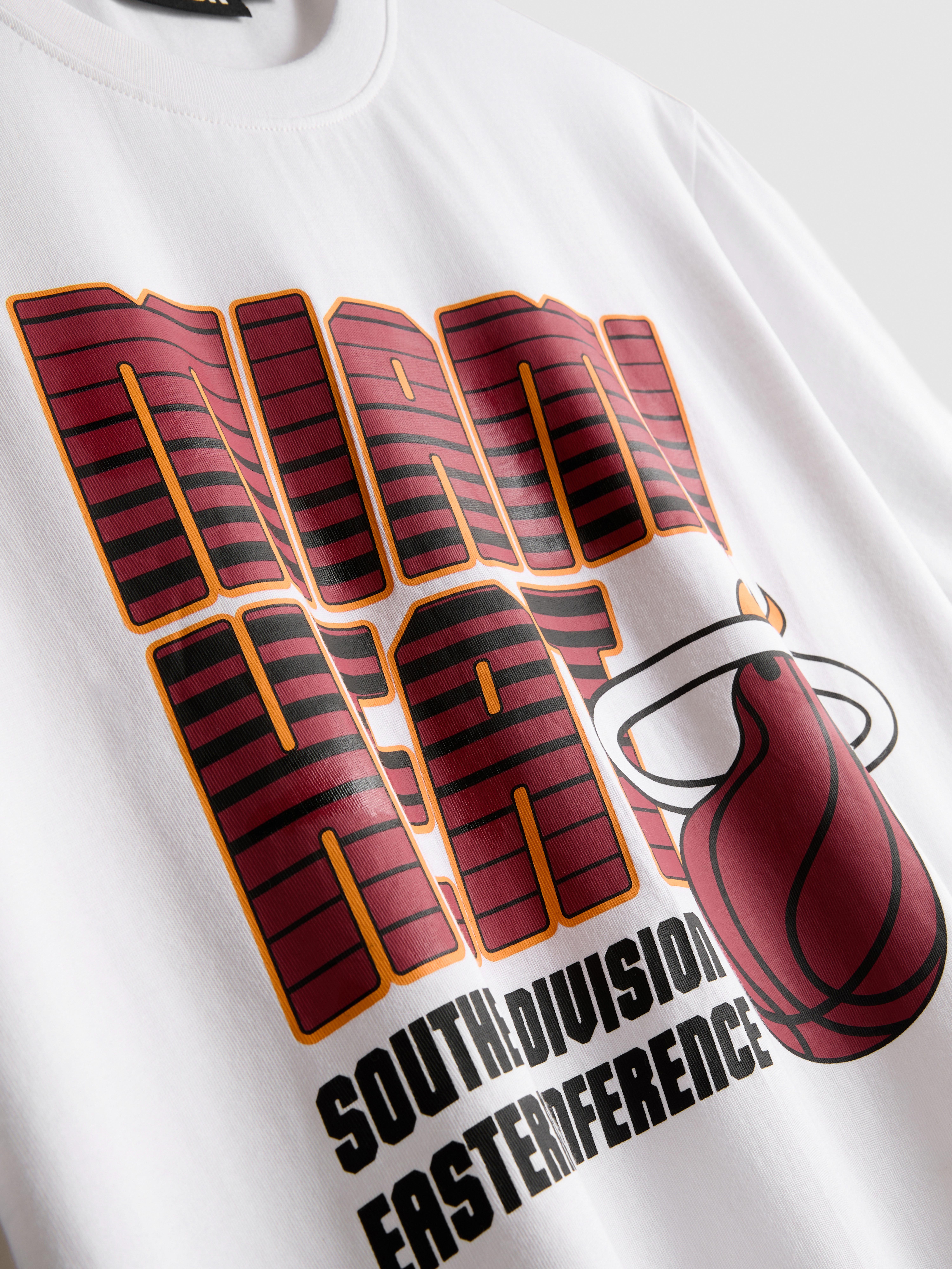 NBA Miami Heat Pure Cotton Graphic T-Shirt