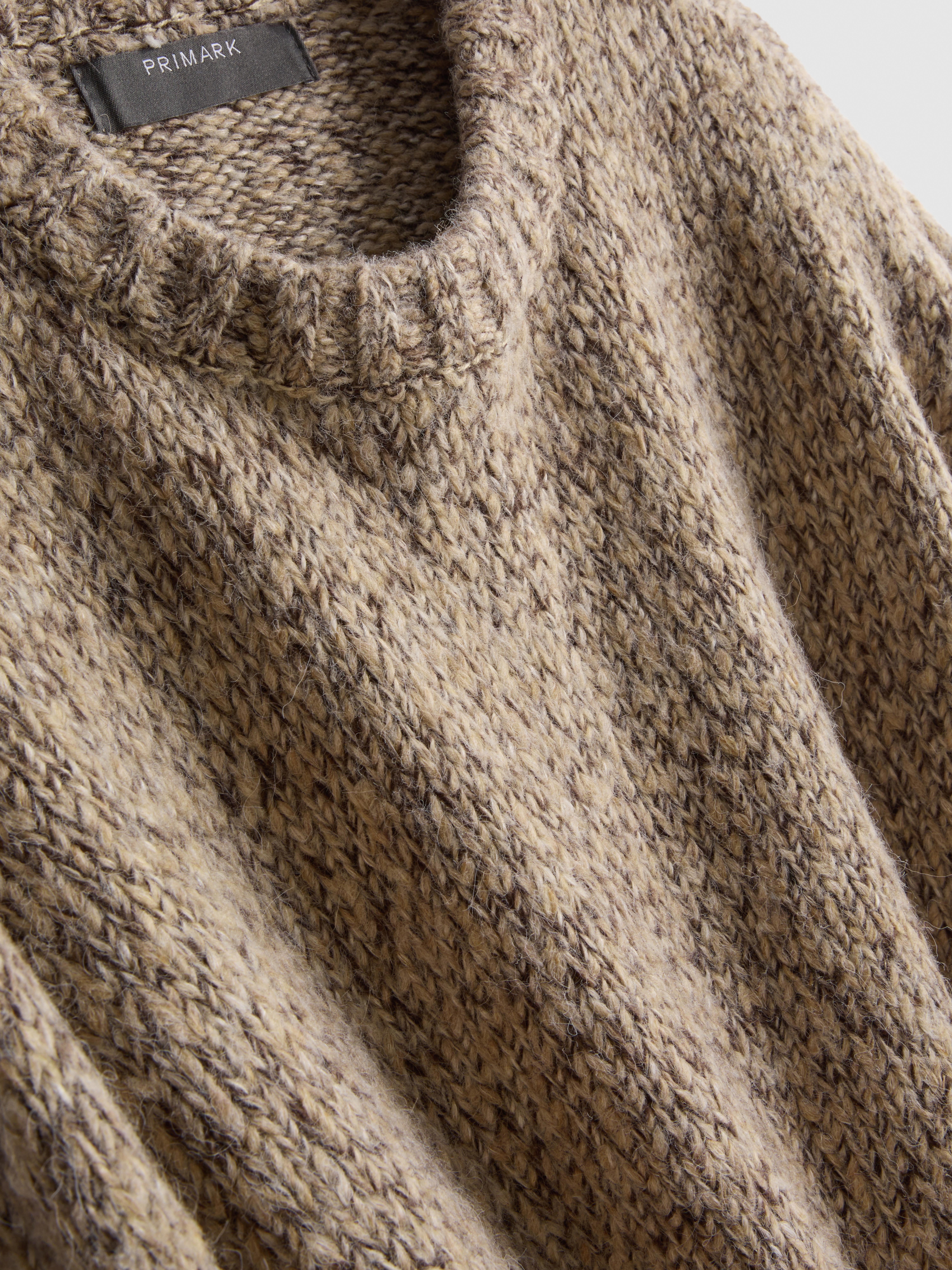 Knitted Balloon Sleeve Sweater