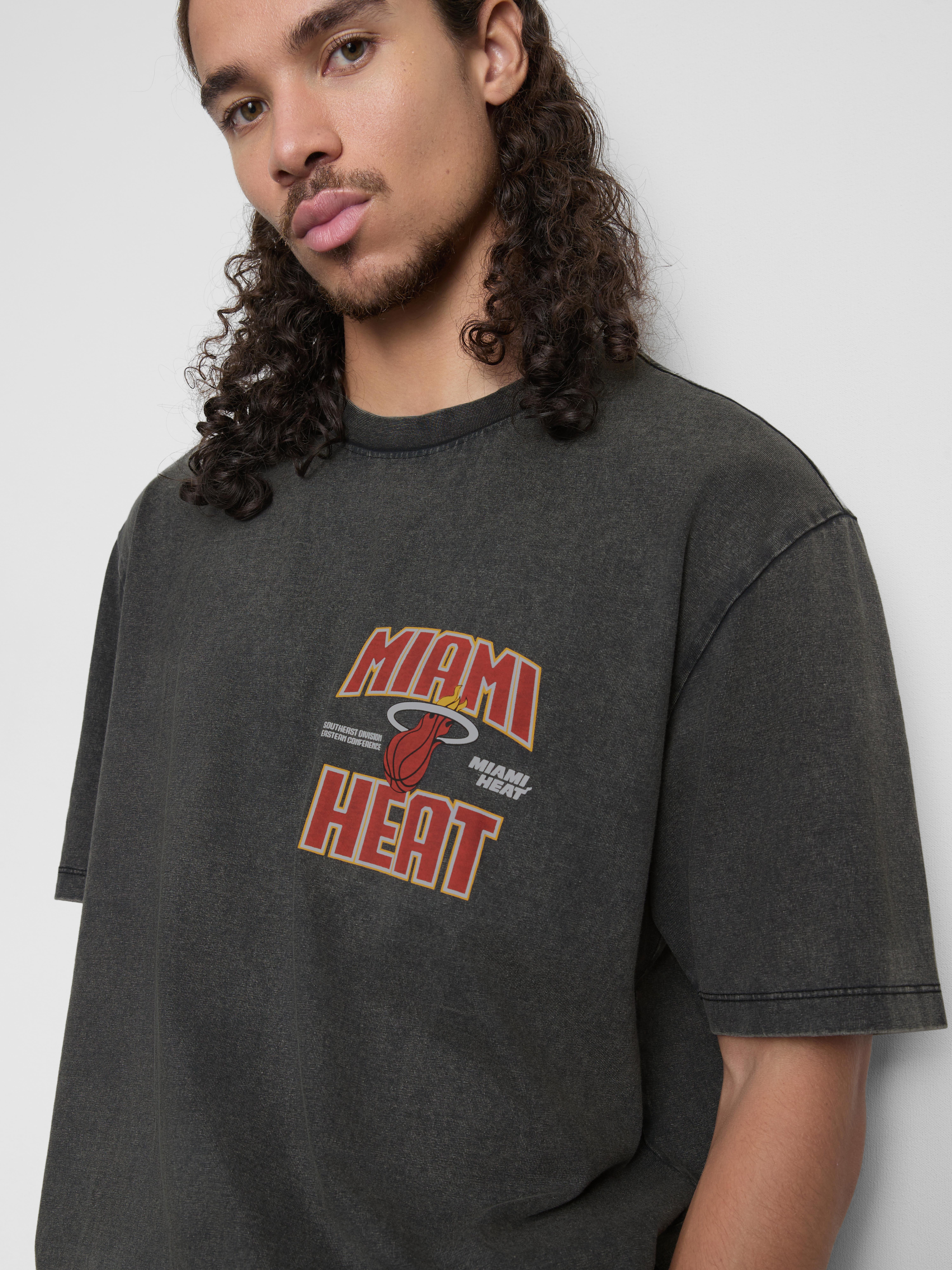 NBA Miami Heat Pure Cotton Graphic T-Shirt