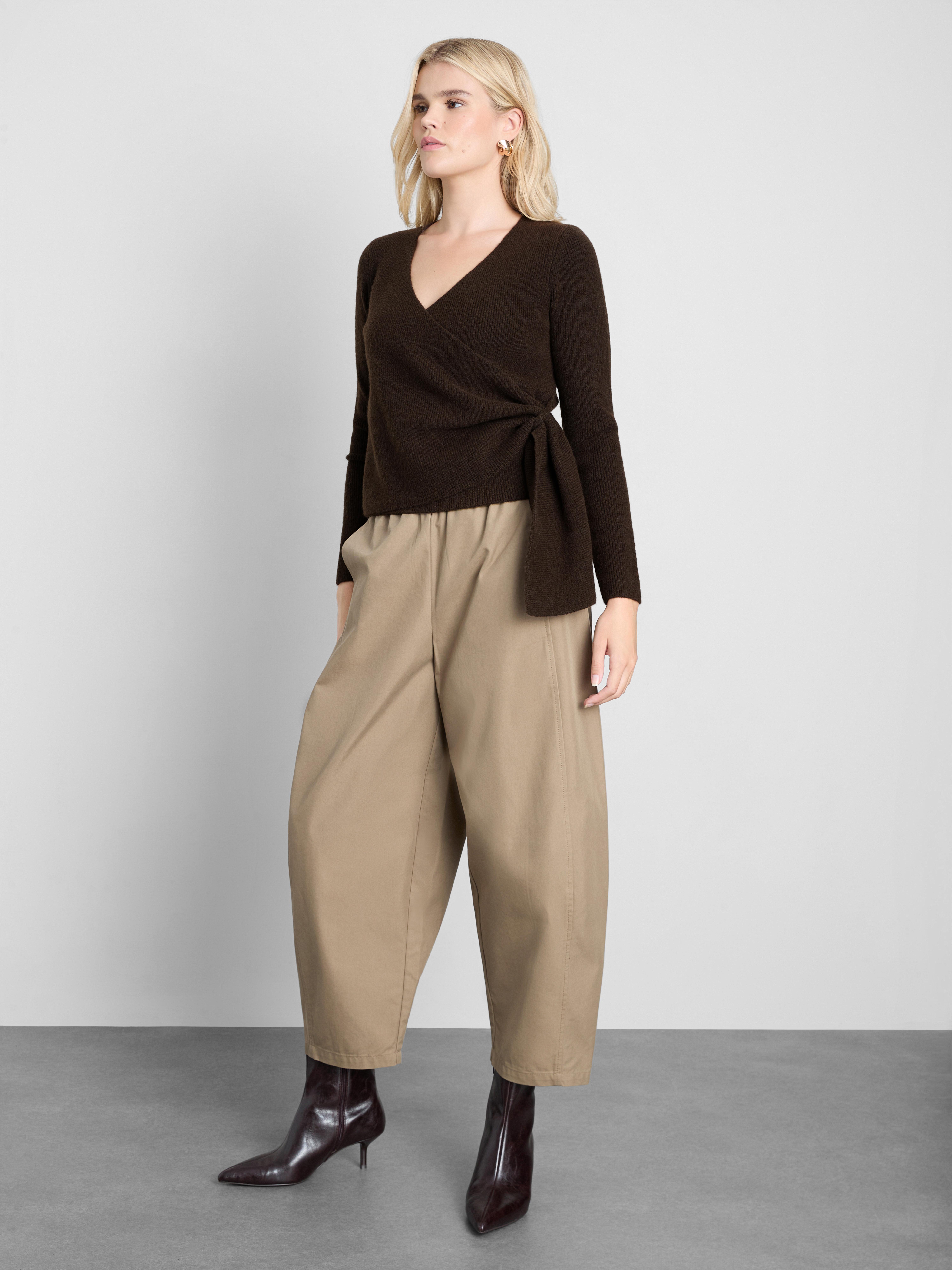 Wrap V-Neck Cardigan