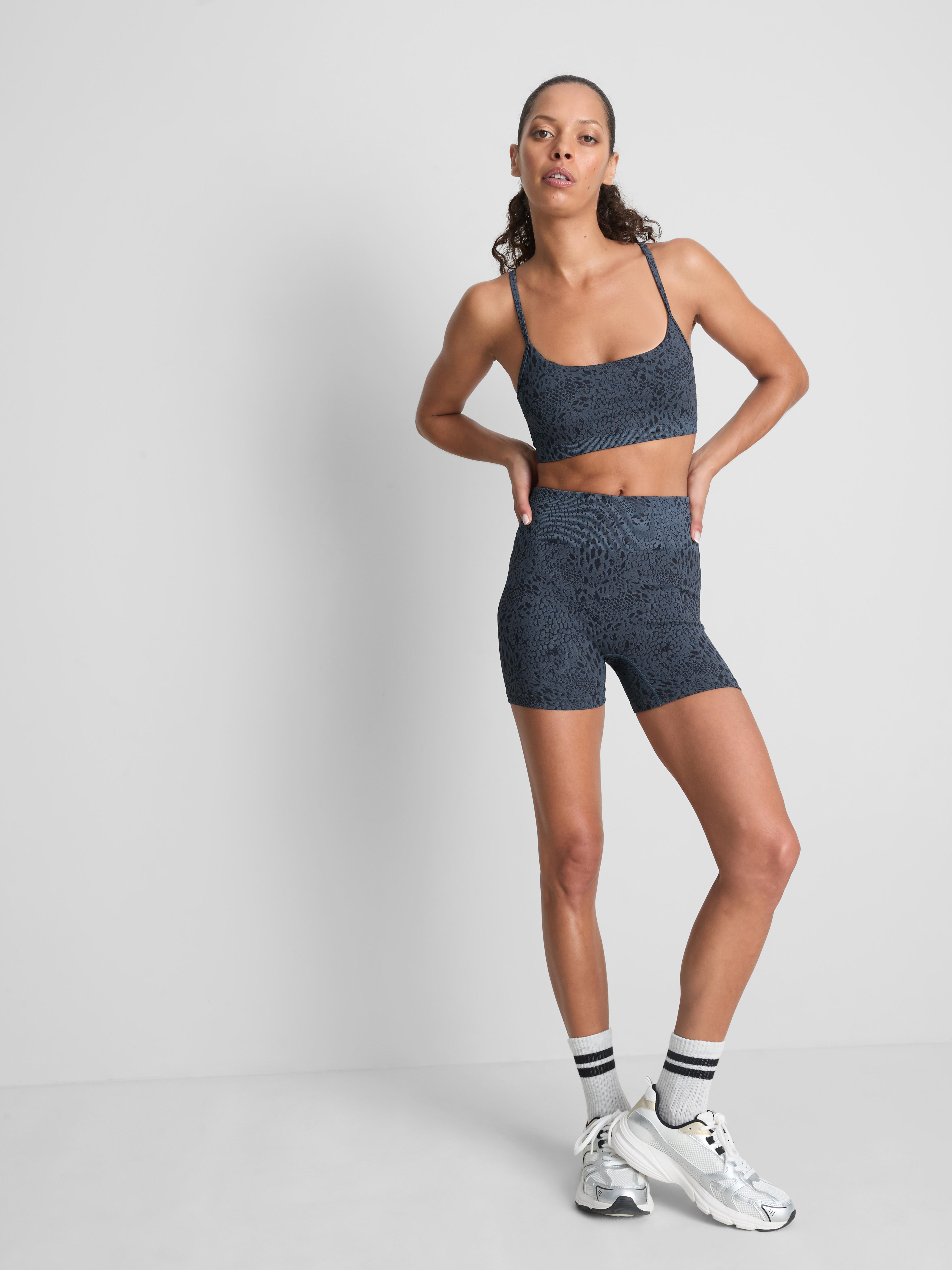 Seamless Jacquard Active Crop Top