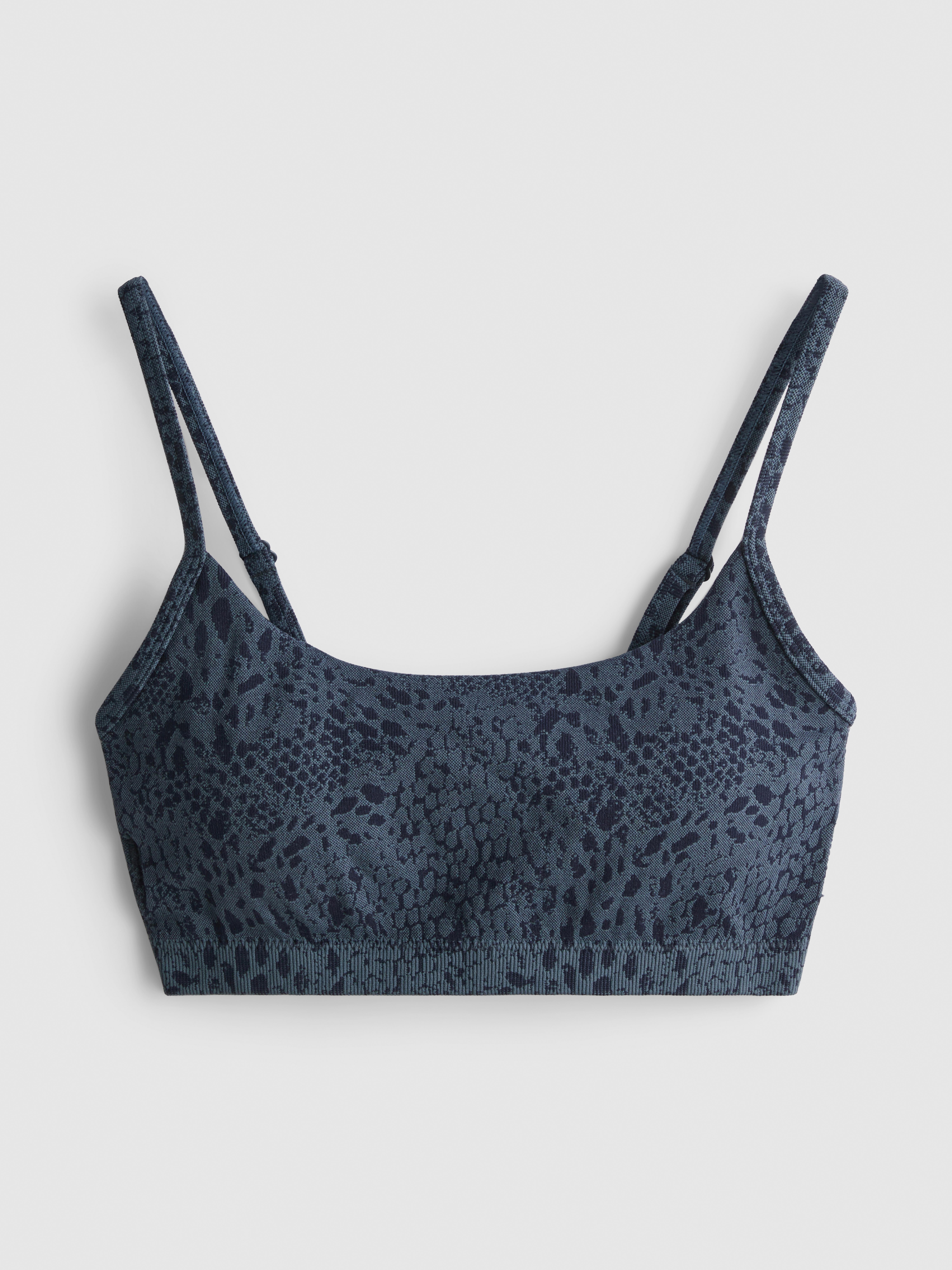 Seamless Jacquard Active Crop Top