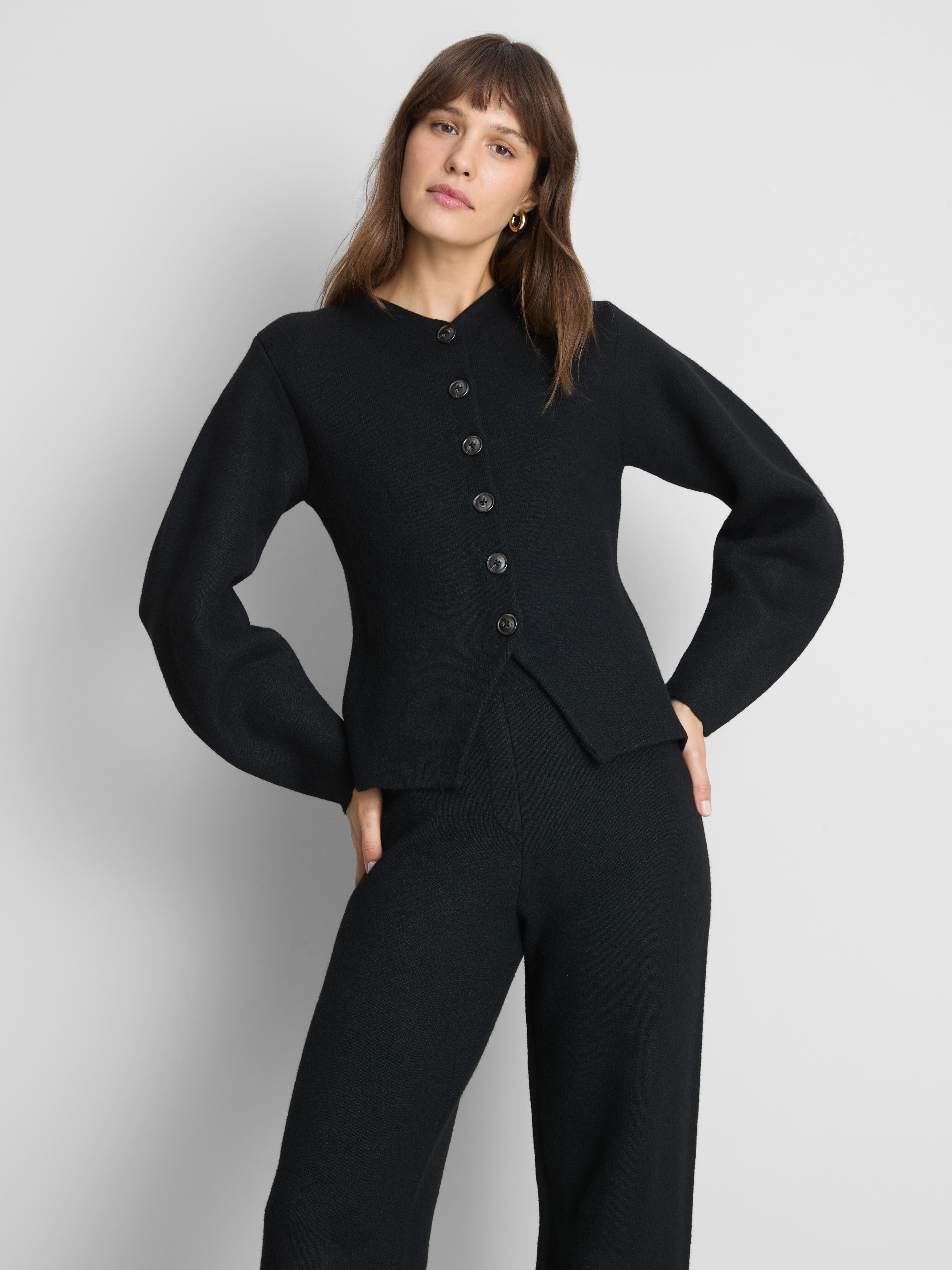 Klassiek vest met ronde hals