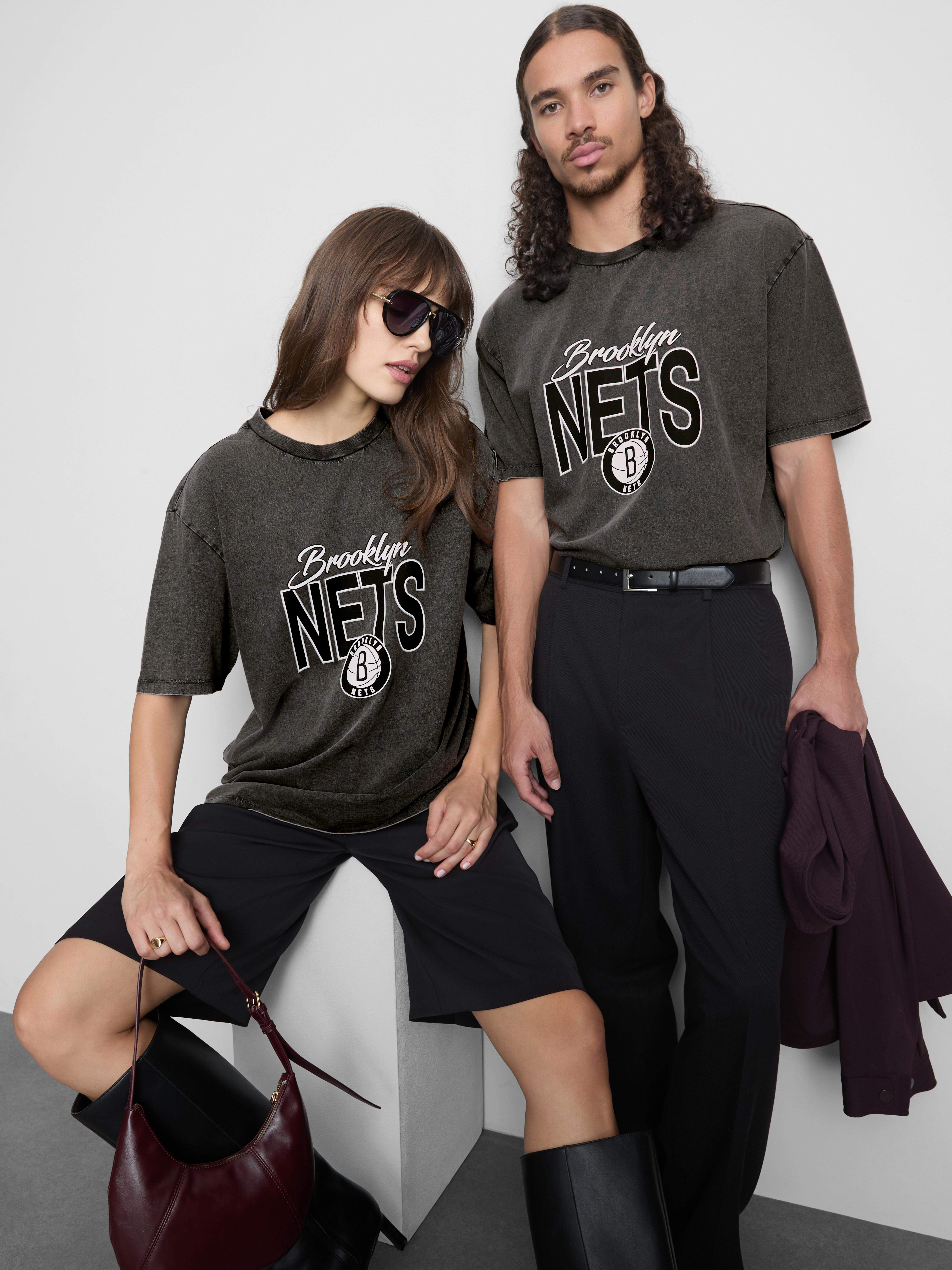 NBA Brooklyn Nets Pure Cotton Graphic T-Shirt