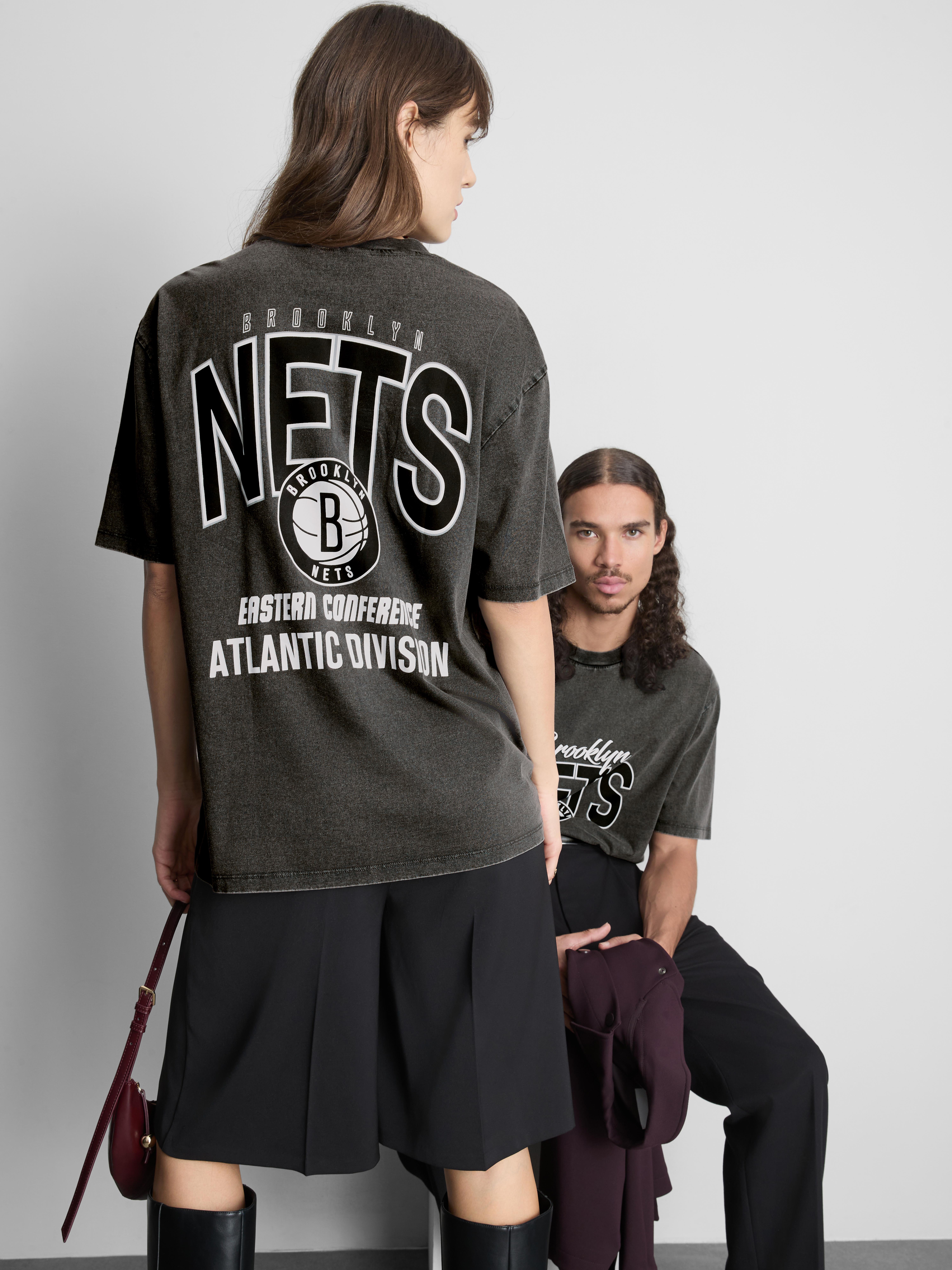 NBA Brooklyn Nets Pure Cotton Graphic T-Shirt