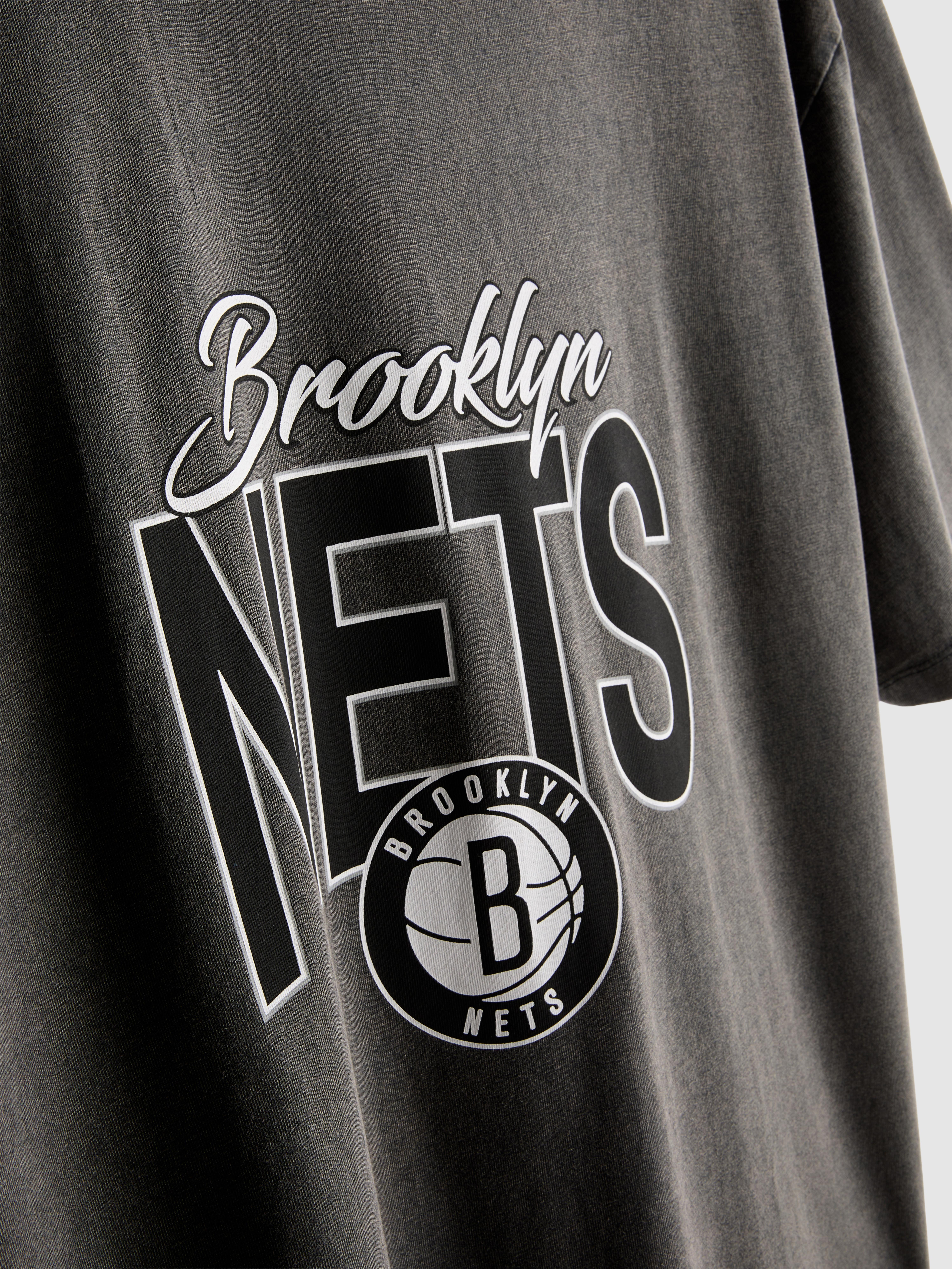 NBA Brooklyn Nets Pure Cotton Graphic T-Shirt