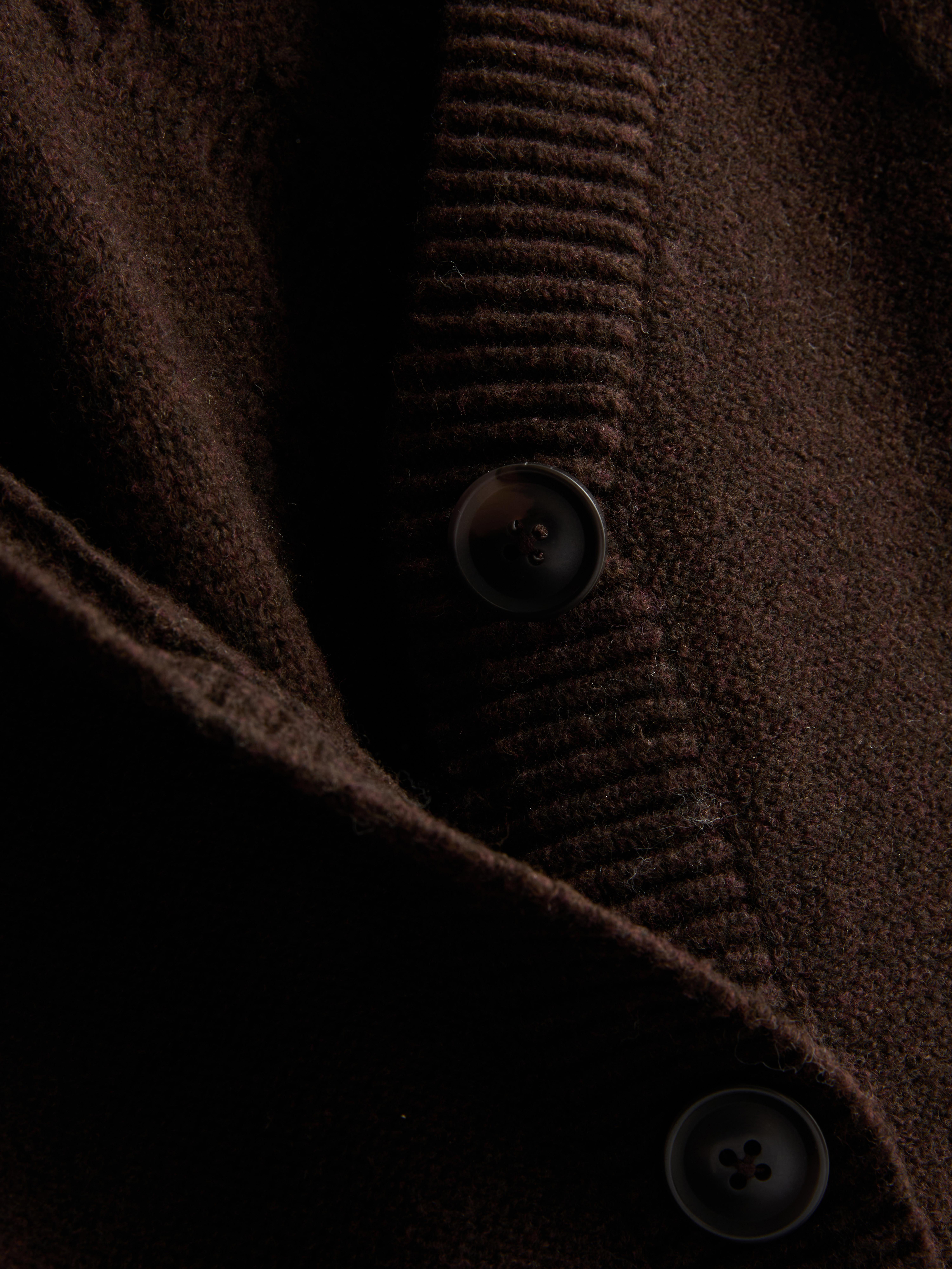 Longline Cable Knit V-Neck Cardigan