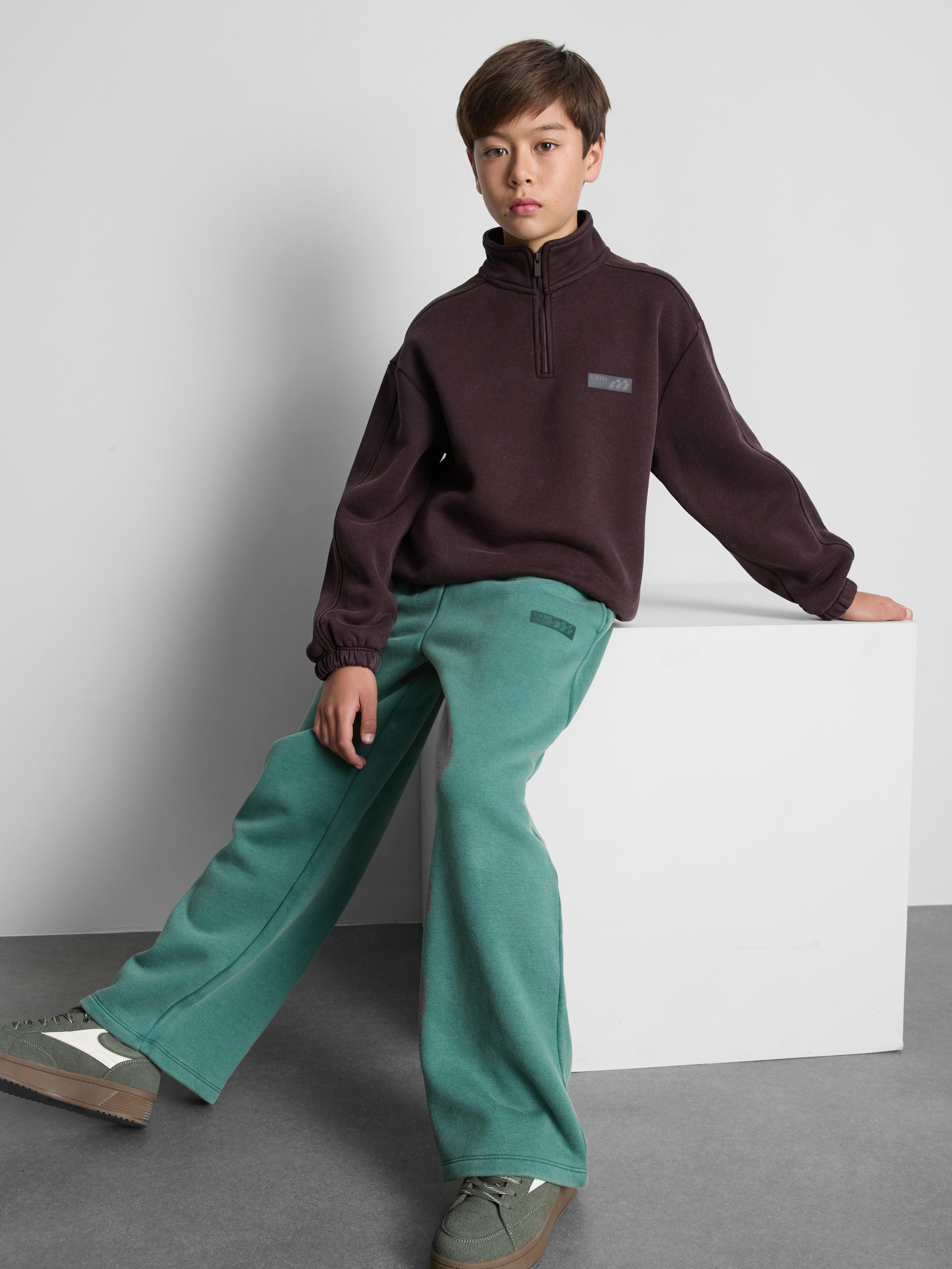 7–15 ans | Sweat-shirt à col cheminée zippé By Coleen Marron