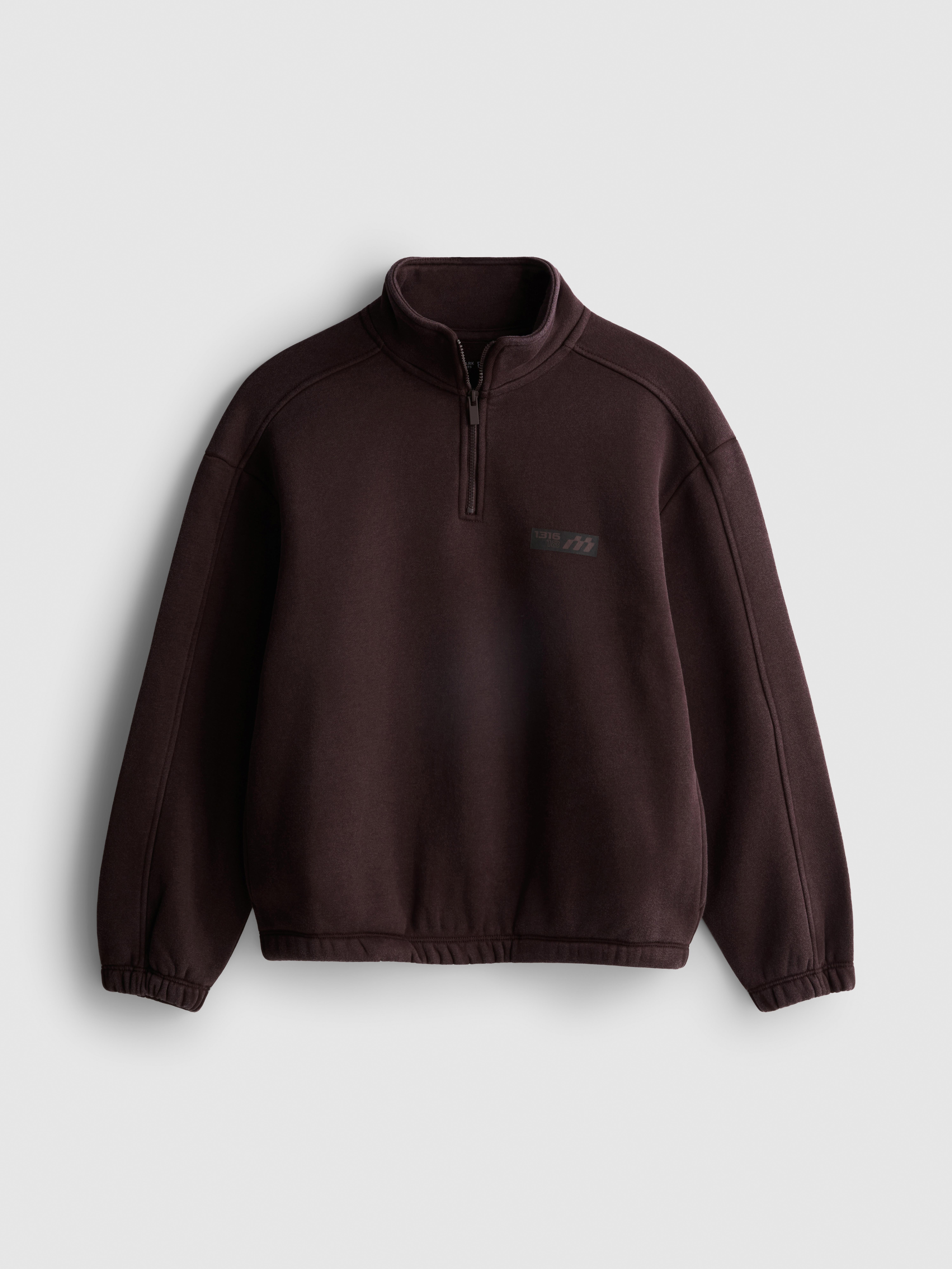 7–15 Jahre | By Coleen Sweatshirt mit Trichterkragen und Viertelreißverschluss