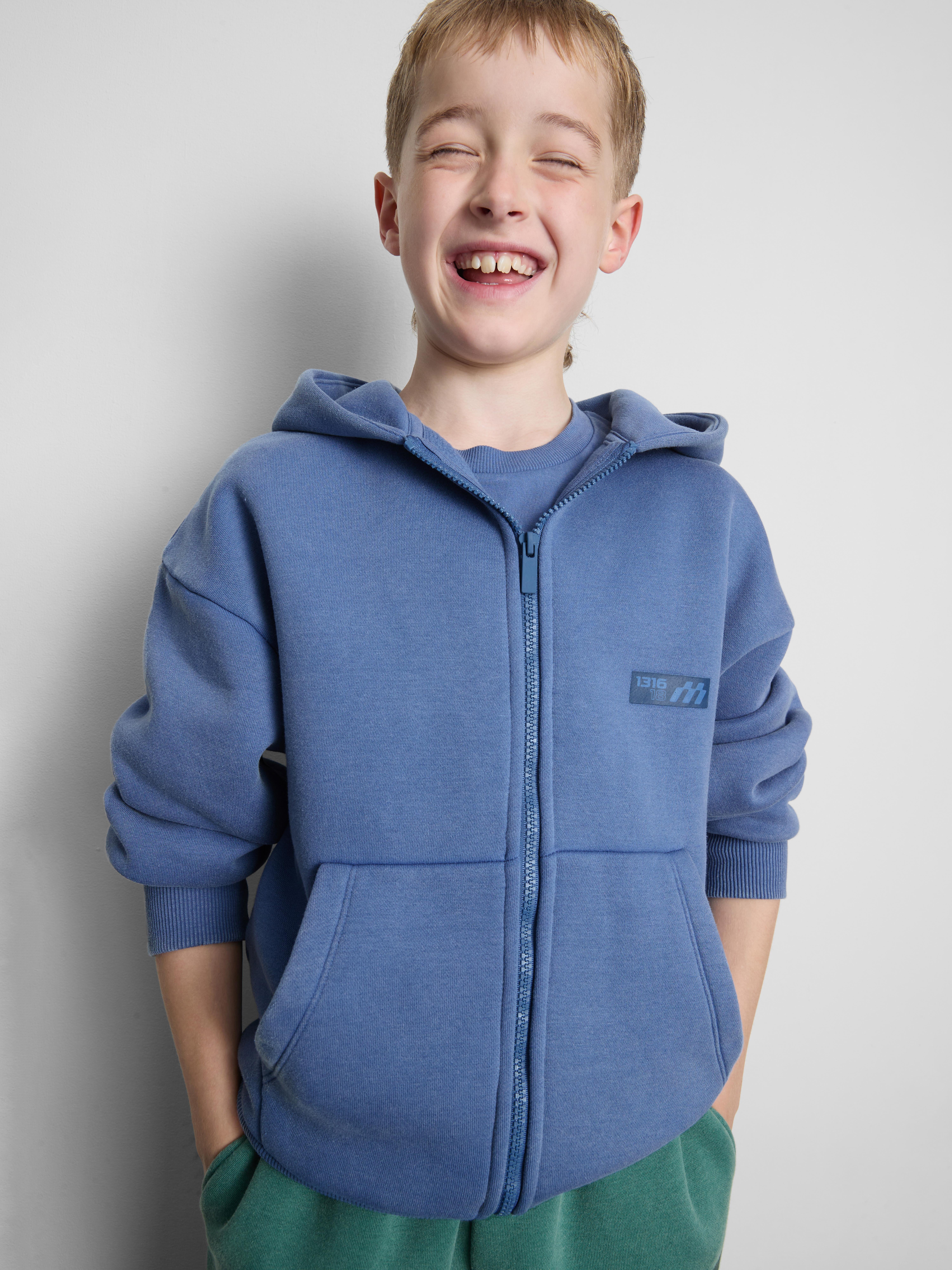 Boys;Girls;Unisex Blue 7-15yrs | By Coleen Zip-Up Hoodie | Penneys