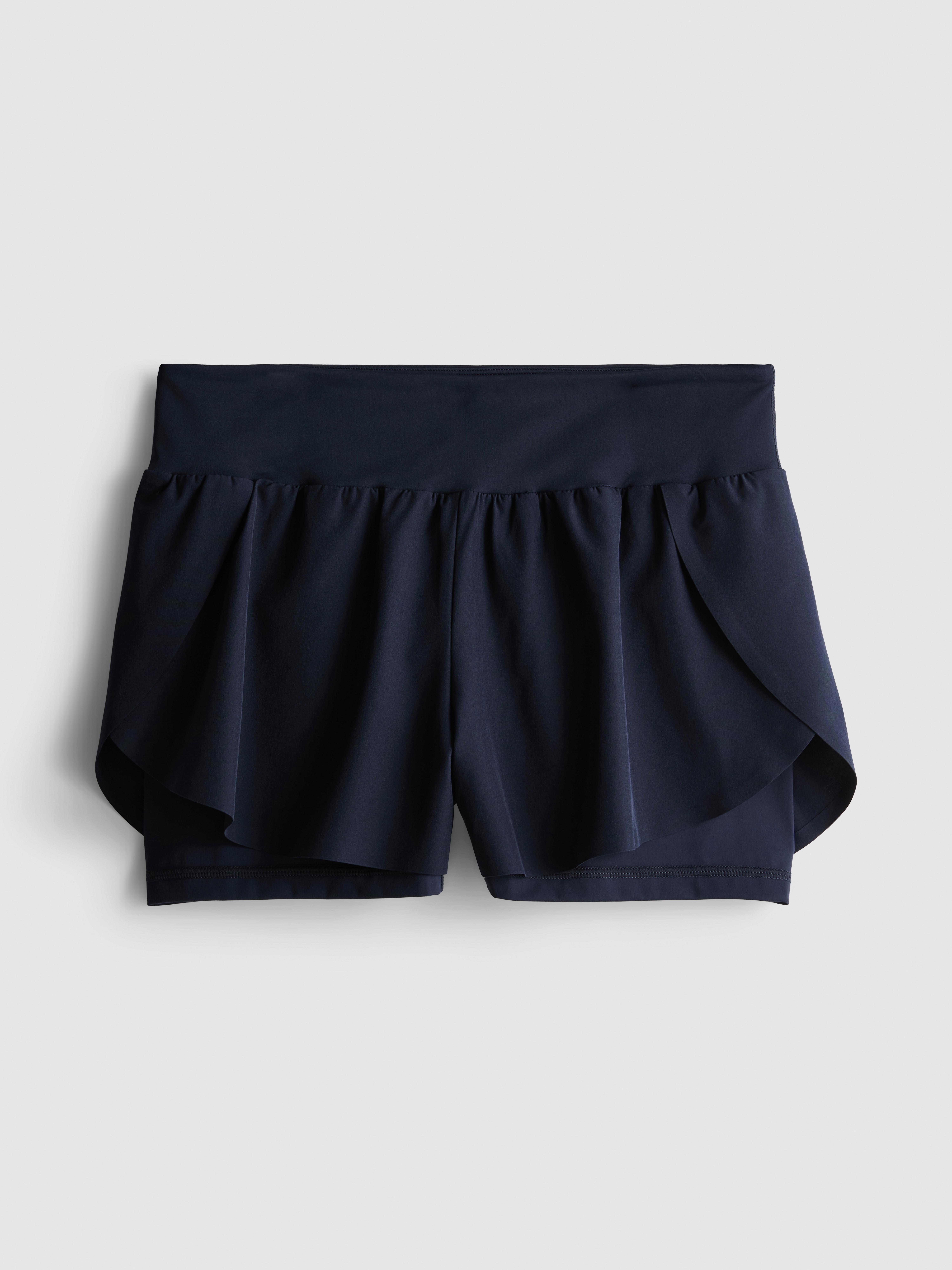 Wide Waistband Running Shorts