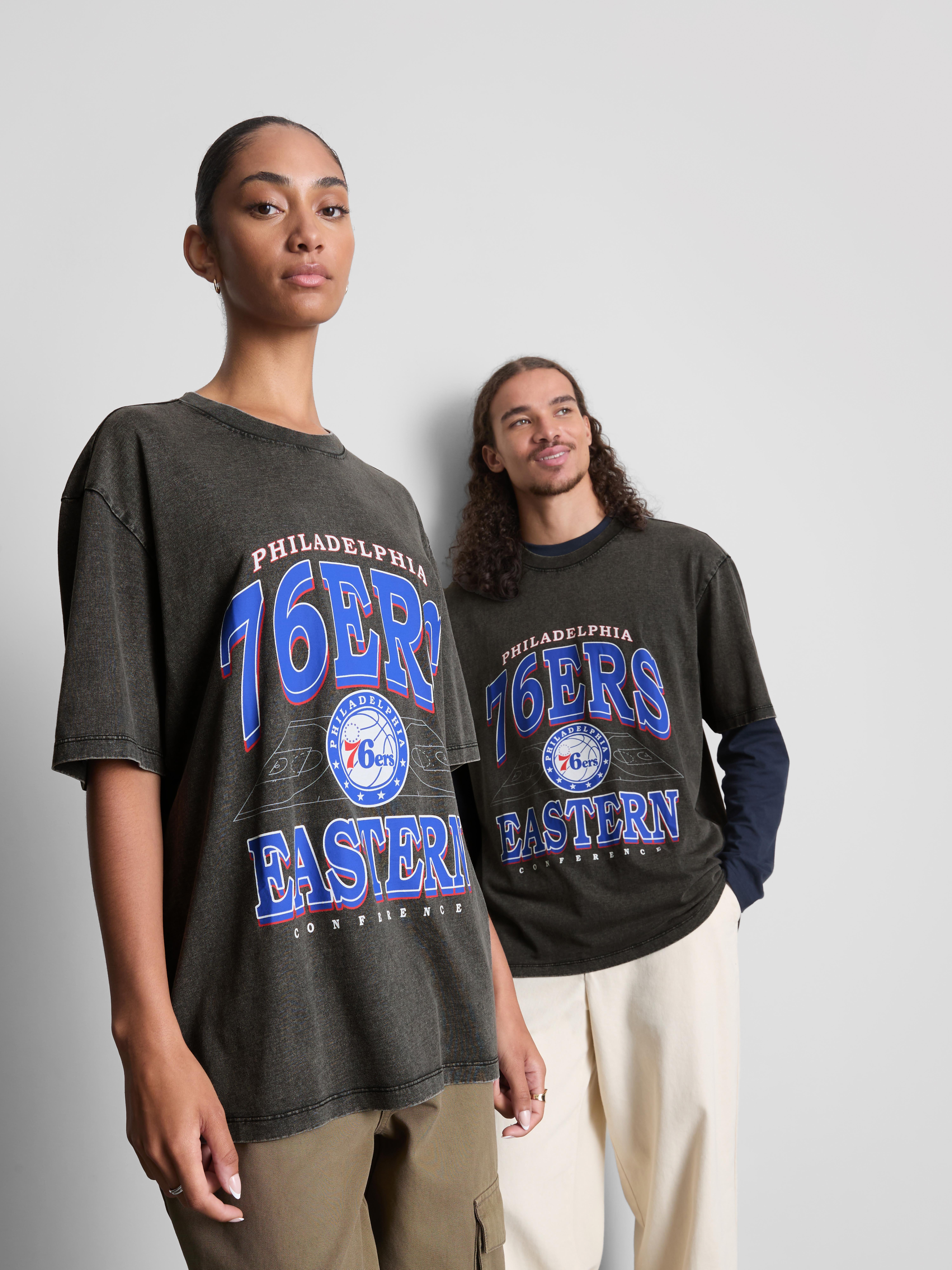 NBA Philadelphia 76ers Pure Cotton Graphic T-Shirt