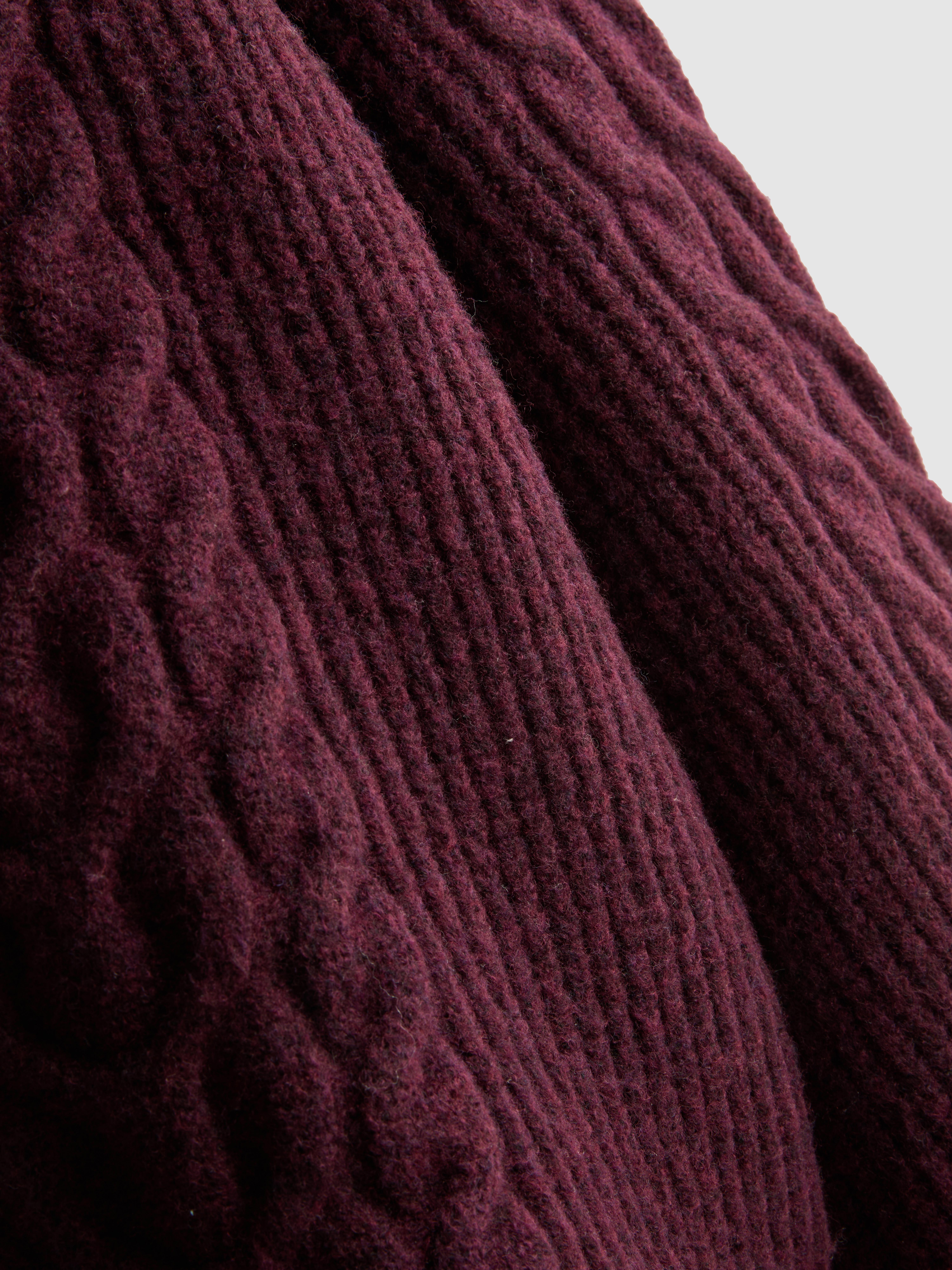 Cable Knit Crewneck Cardigan