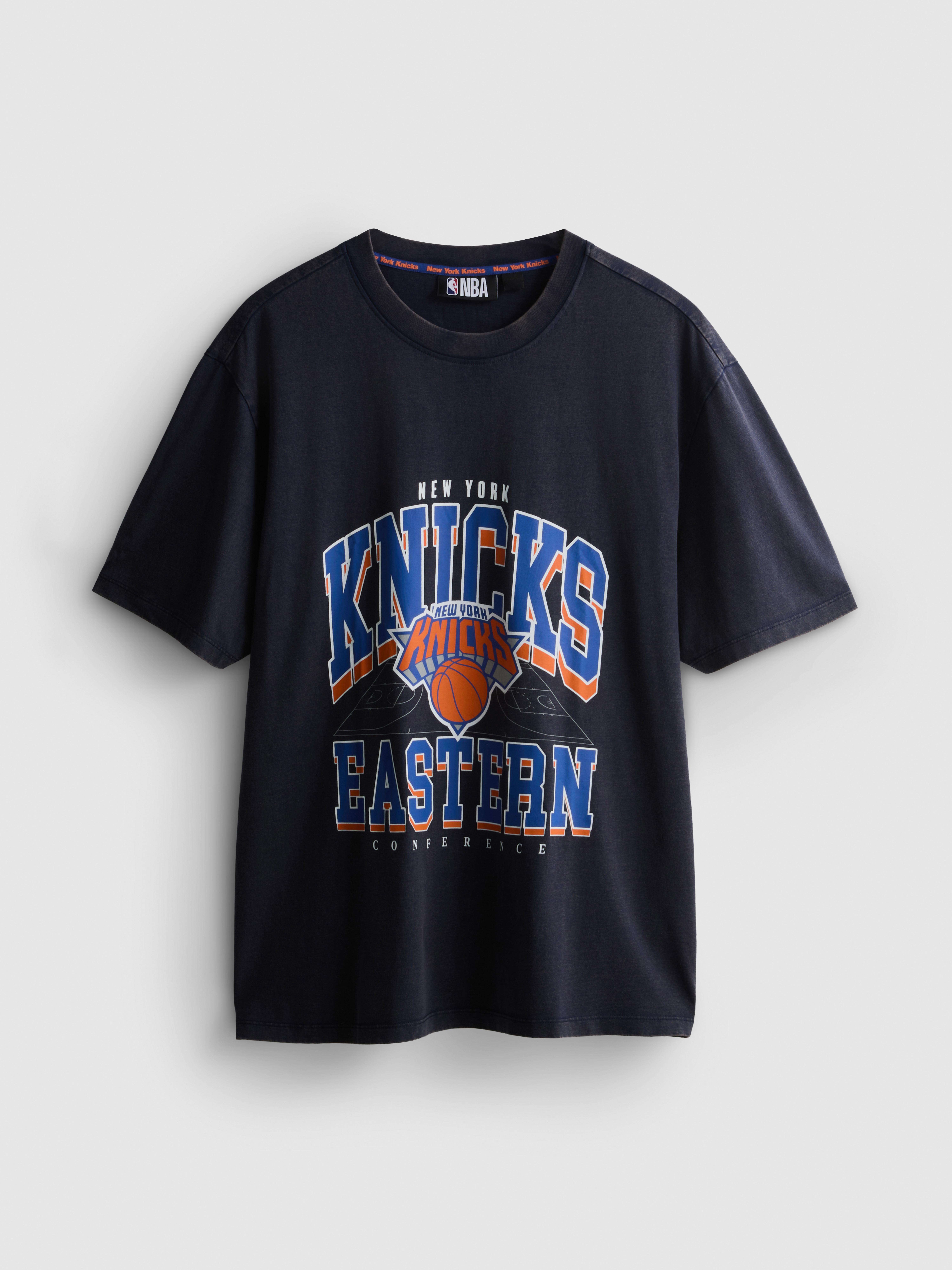 NBA New York Knicks Pure Cotton Graphic T-Shirt