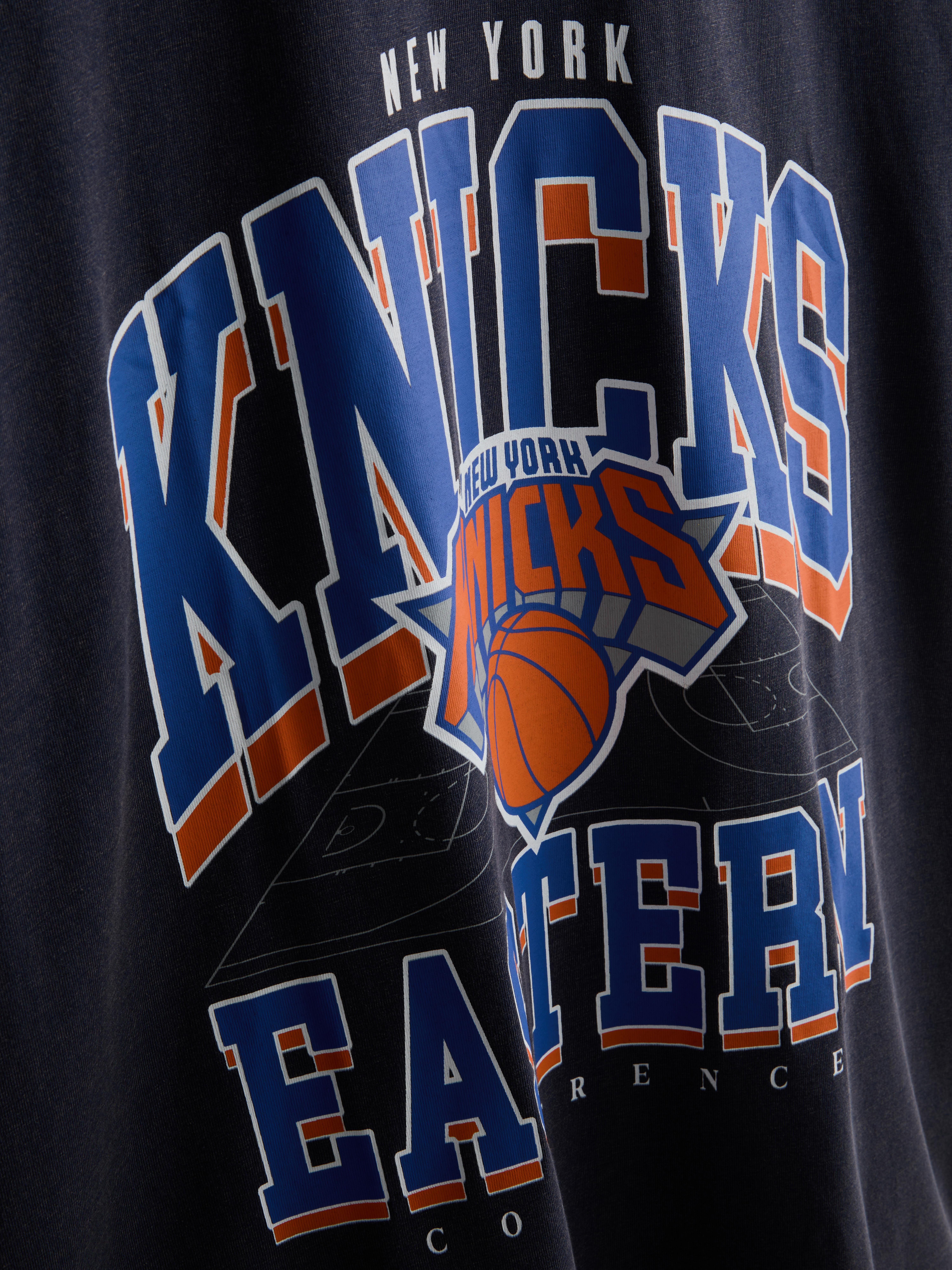 NBA New York Knicks Pure Cotton Graphic T-Shirt